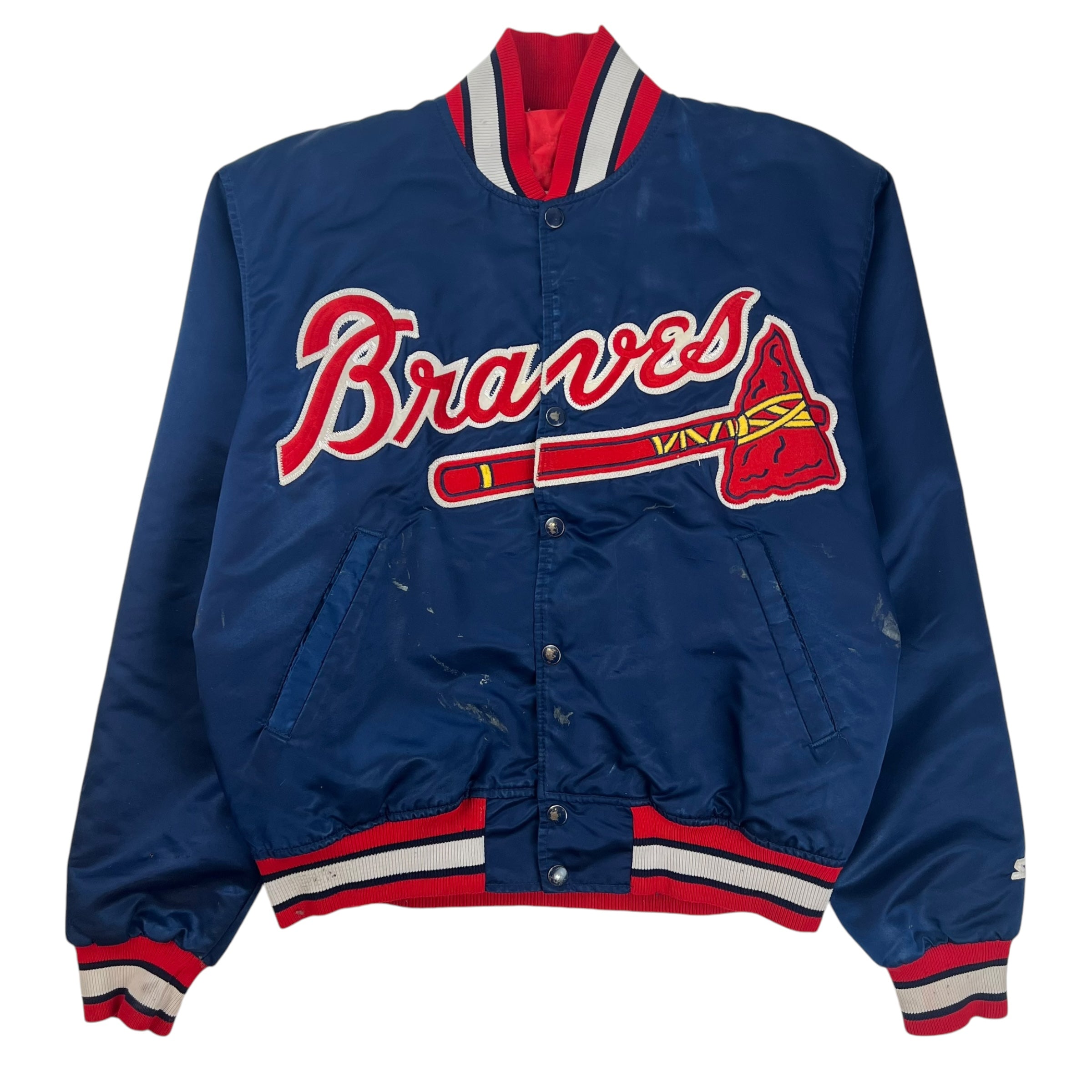 Vintage Starter Atlanta Braves Satin Varsity Jacket