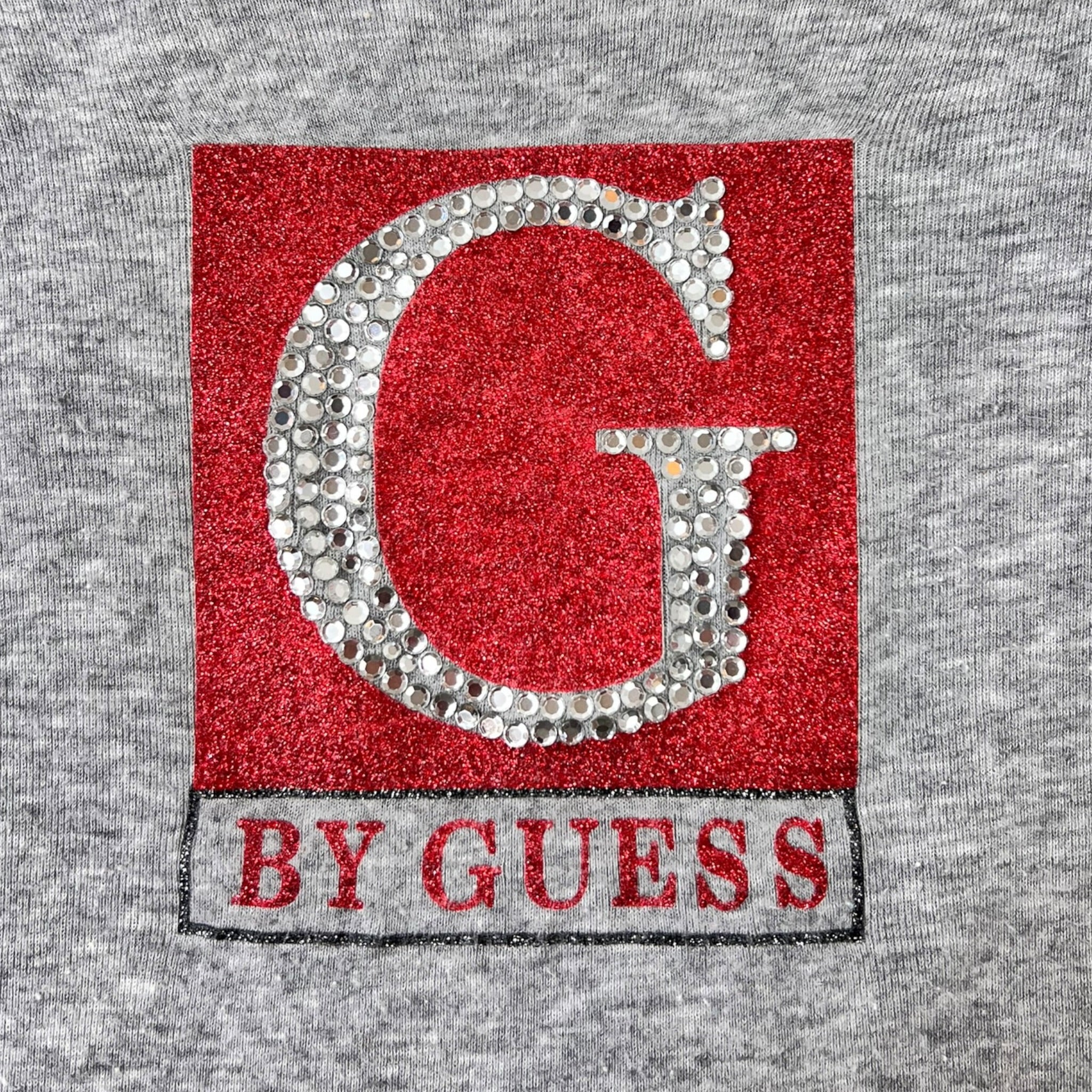 (W) Vintage Y2K Guess Jewelled G T-Shirt