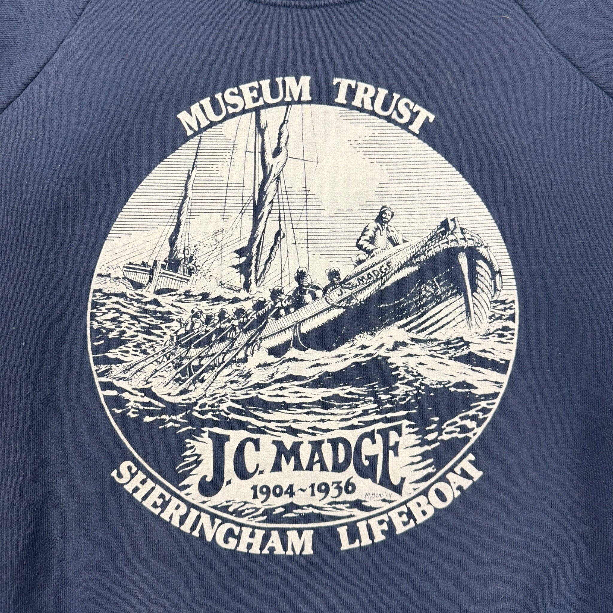 Vintage 80s ‘JC Madge’ Ship Memorial Crewneck