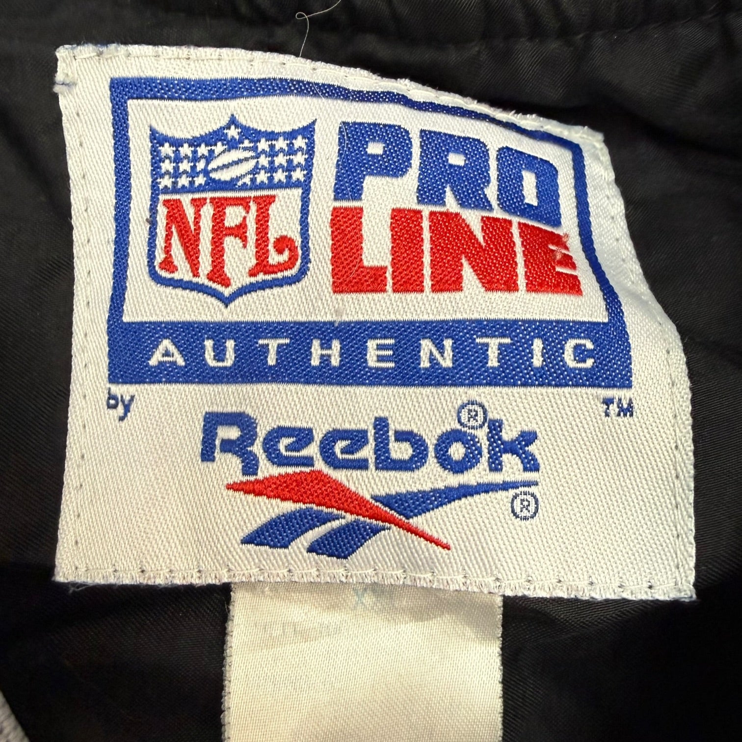 Vintage Reebok Carolina Panthers Pullover Windbreaker Black