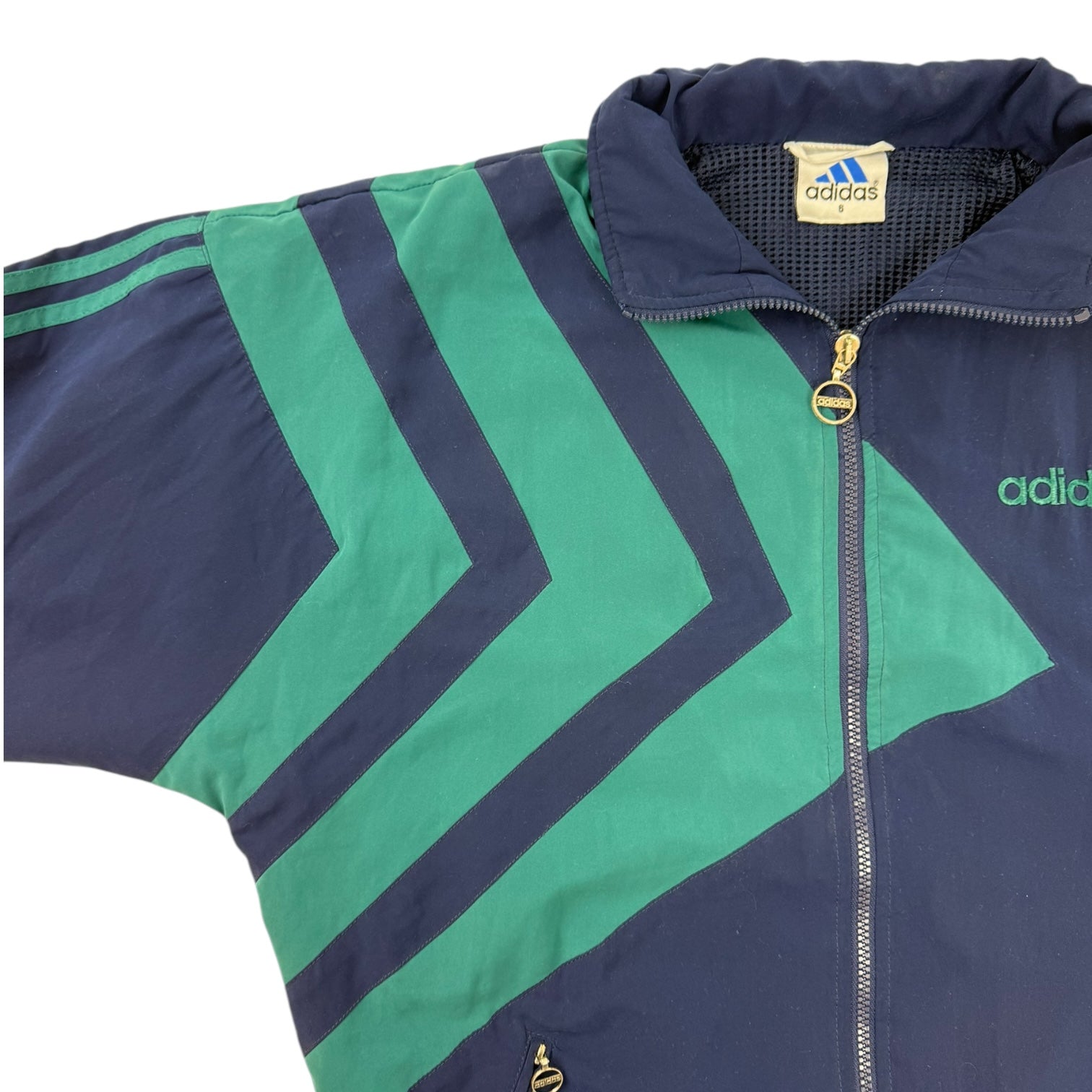 Vintage Adidas Track Jacket Navy/Green