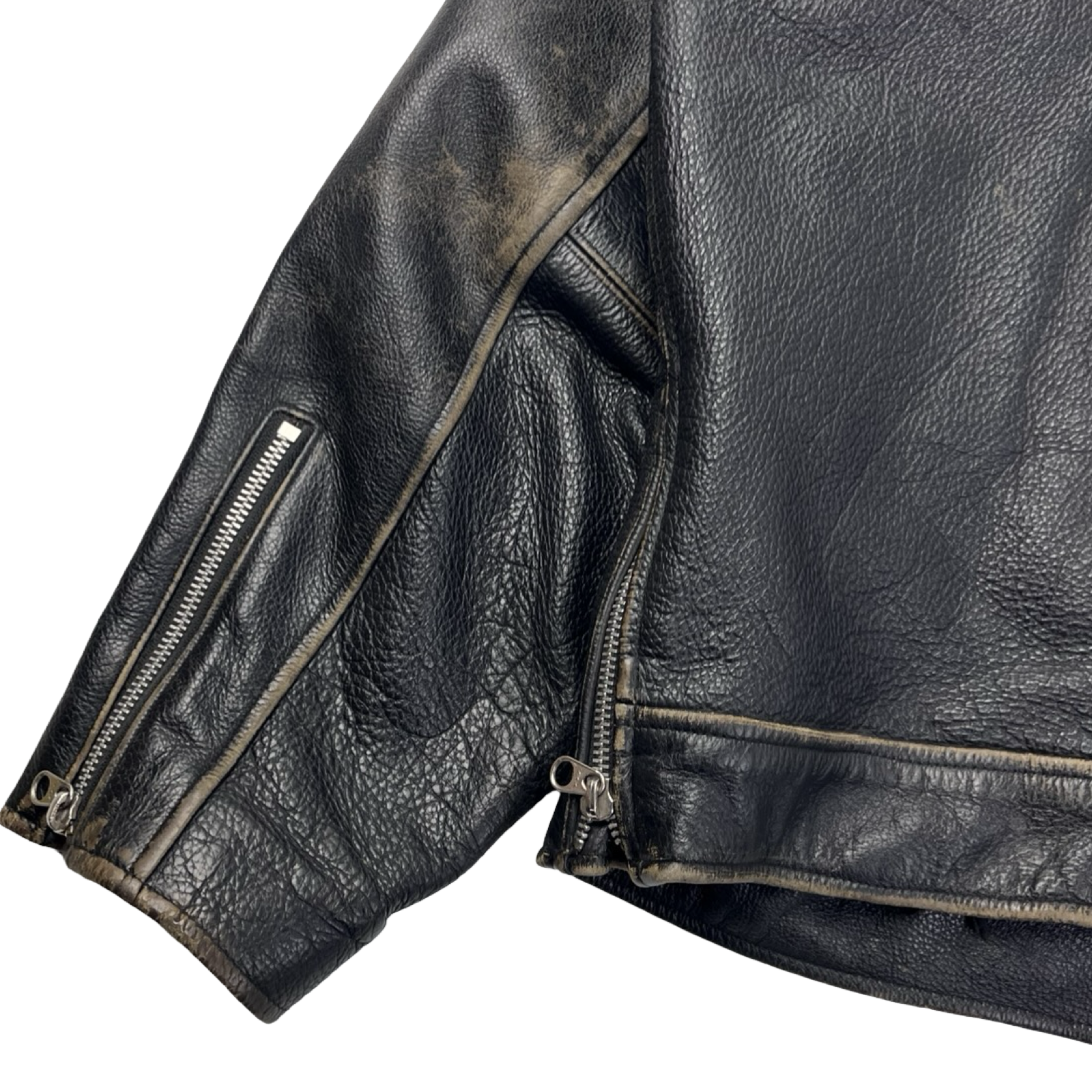 Vintage Indian Motorcycles Heavy Leather Jacket