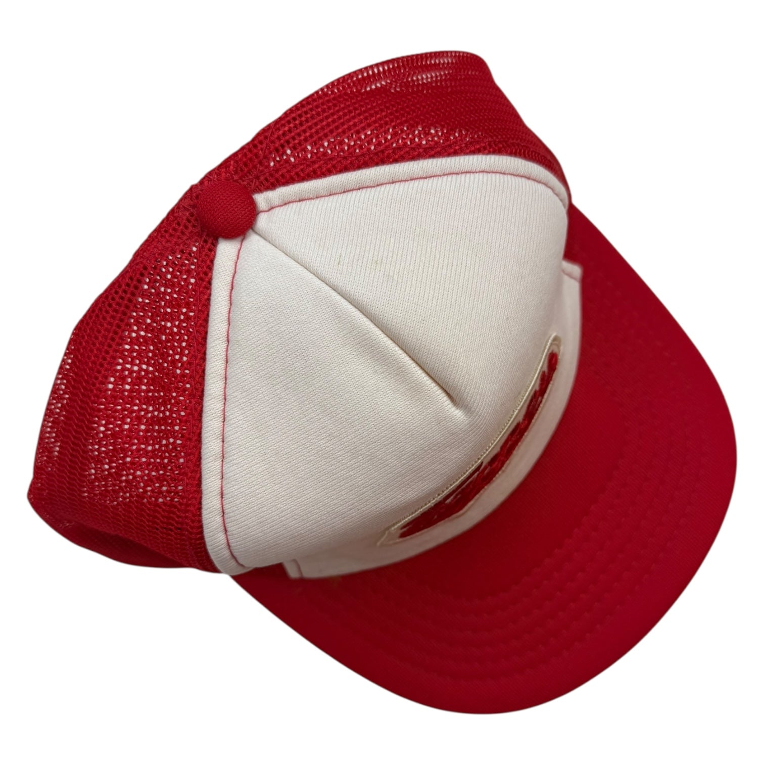 Vintage Edmonton Trappers Trucker Hat Red