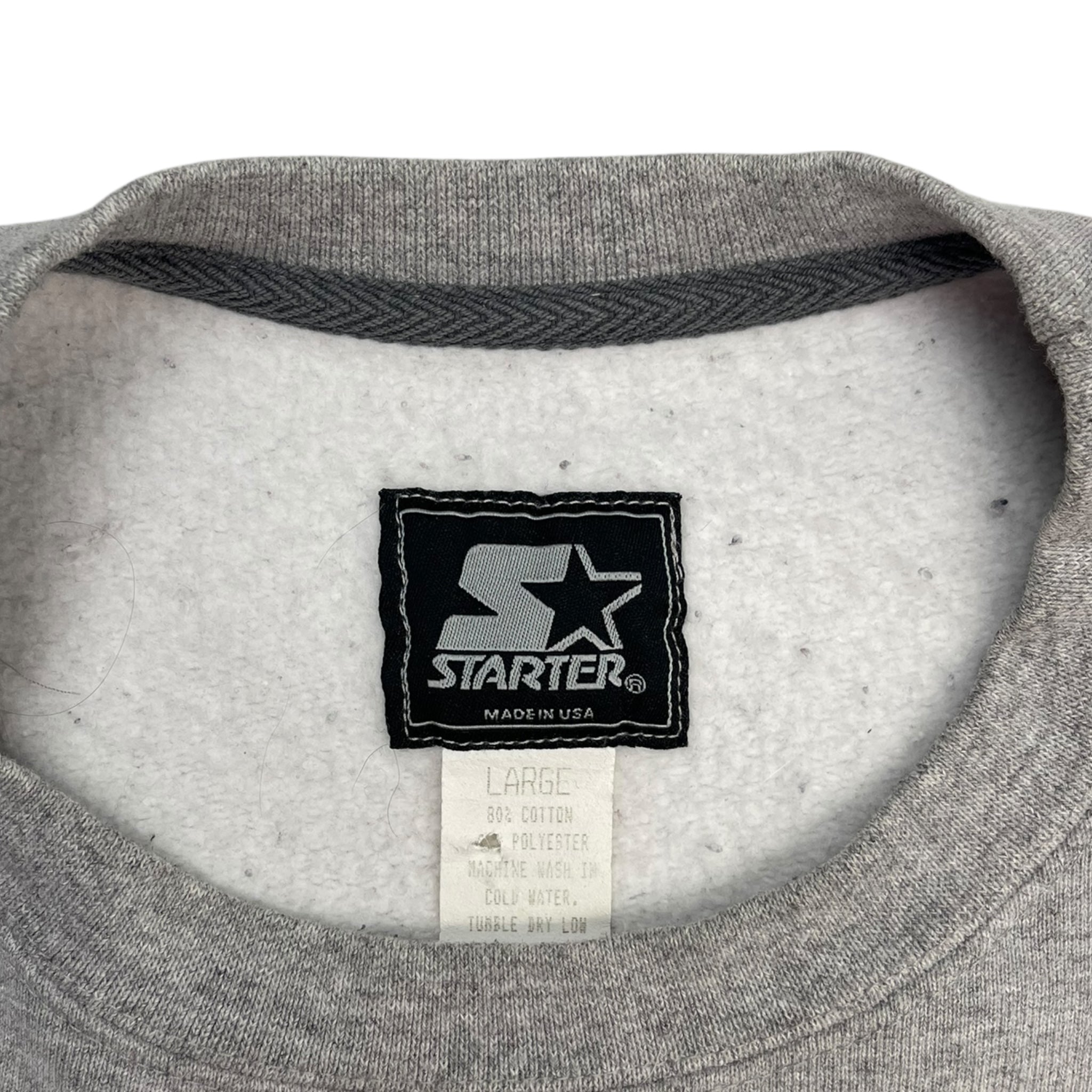 1995 Pittsburg Steelers Superbowl Starter Crewneck Sweatshirt Grey