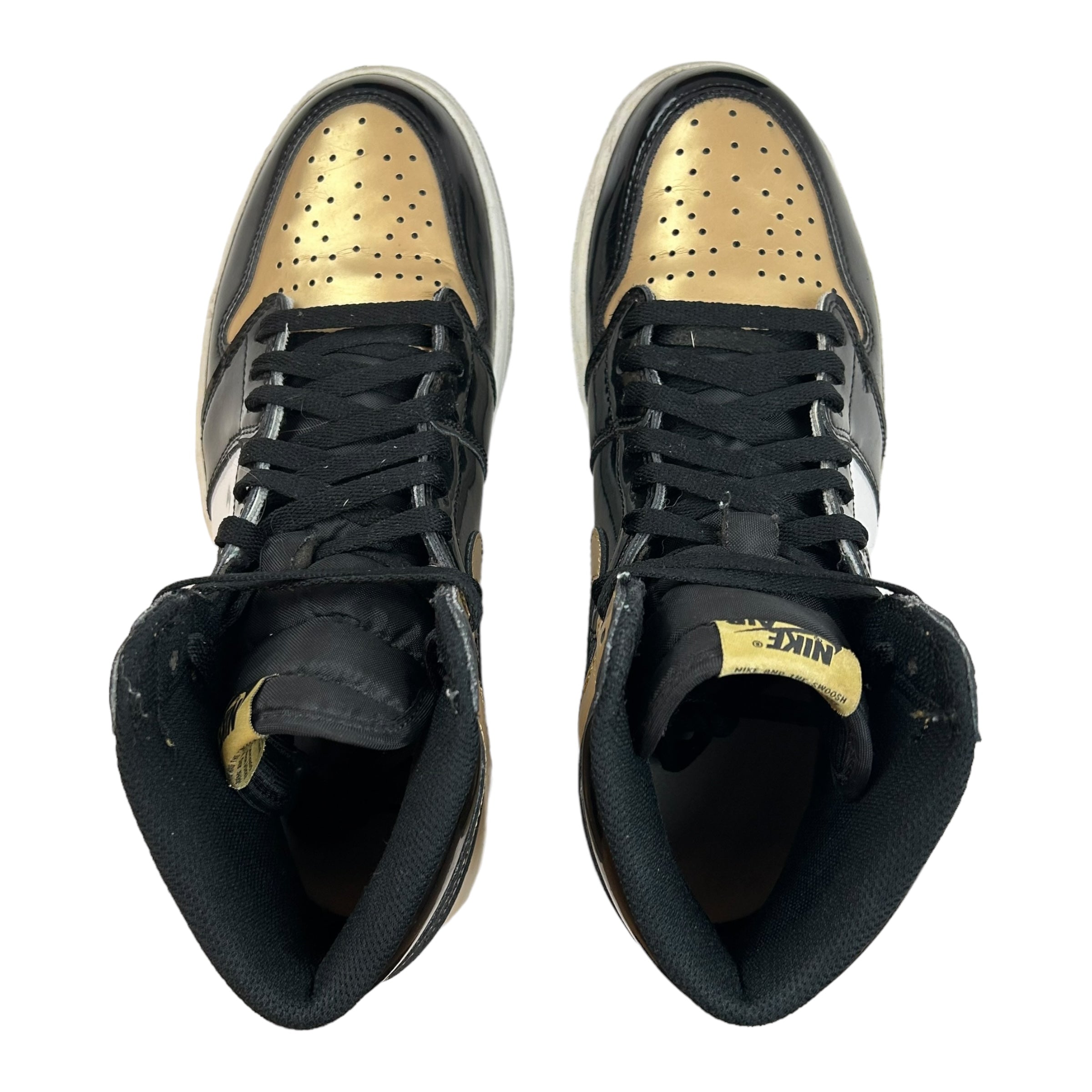 Air Jordan 1 High Patent Gold Toe (Used)