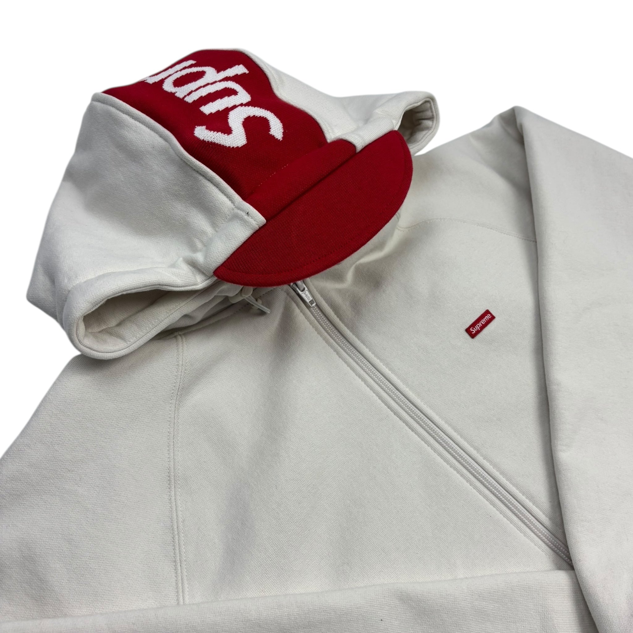 Supreme Brim Zip Up Hooded Sweatshirt Stone
