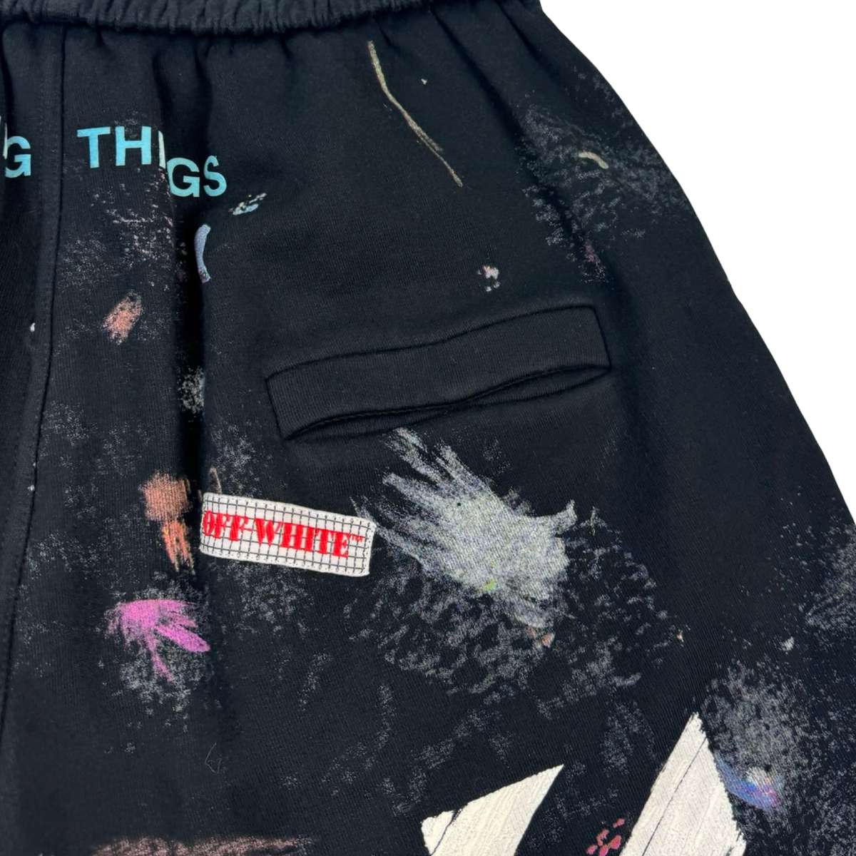Off-White Galaxy Brushed Cotton Shorts