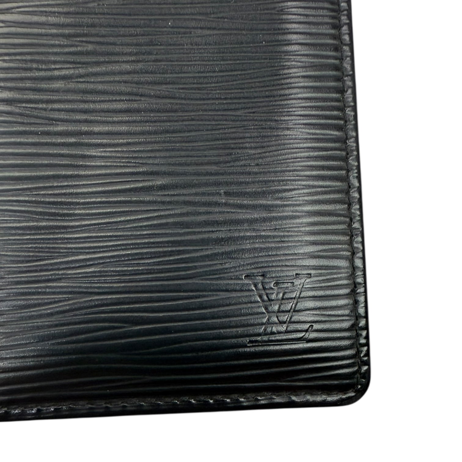 Louis Vuitton Epi Pocket Organizer Leather Black