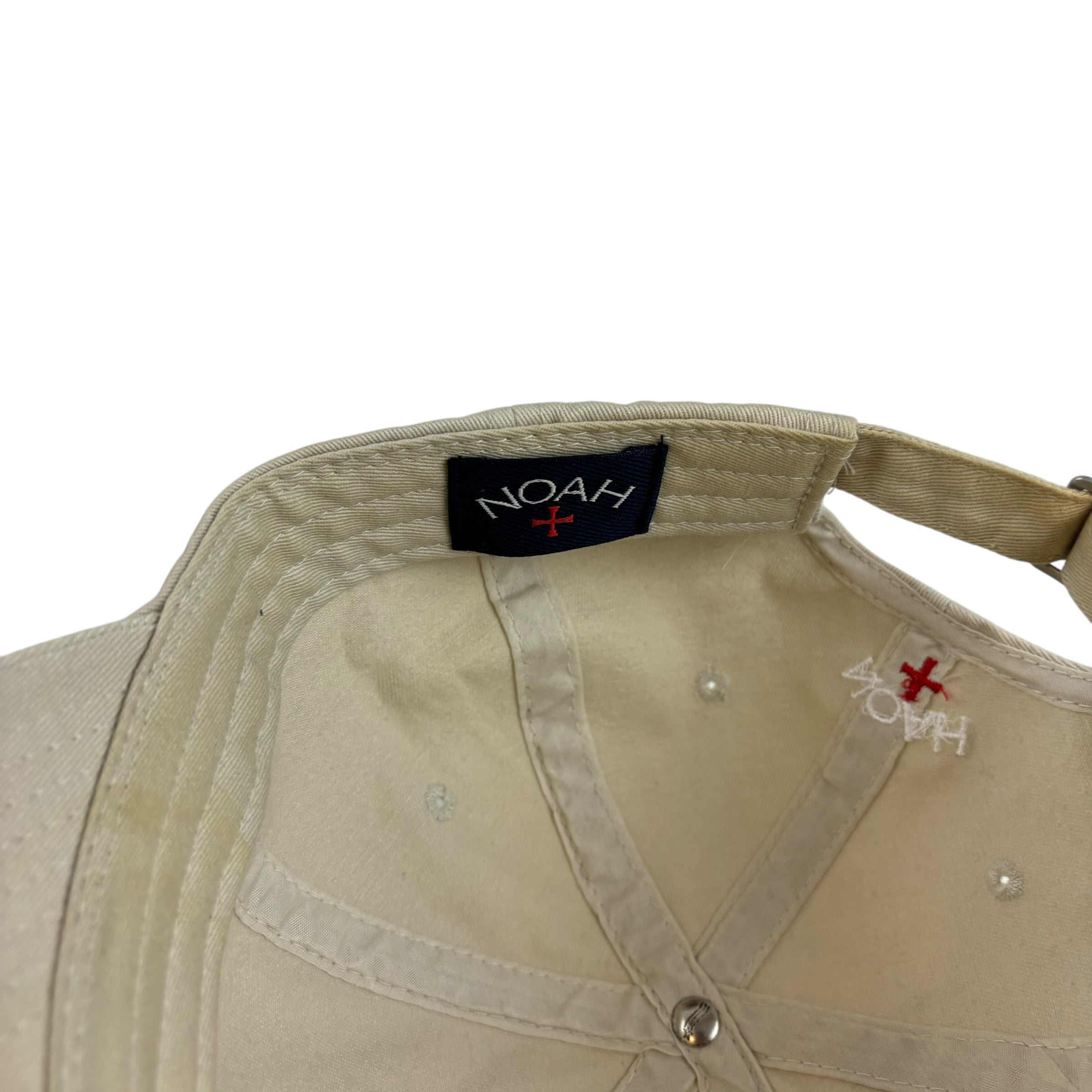 Noah NY St. Michael 6-Panel StrapBack Hat Cream