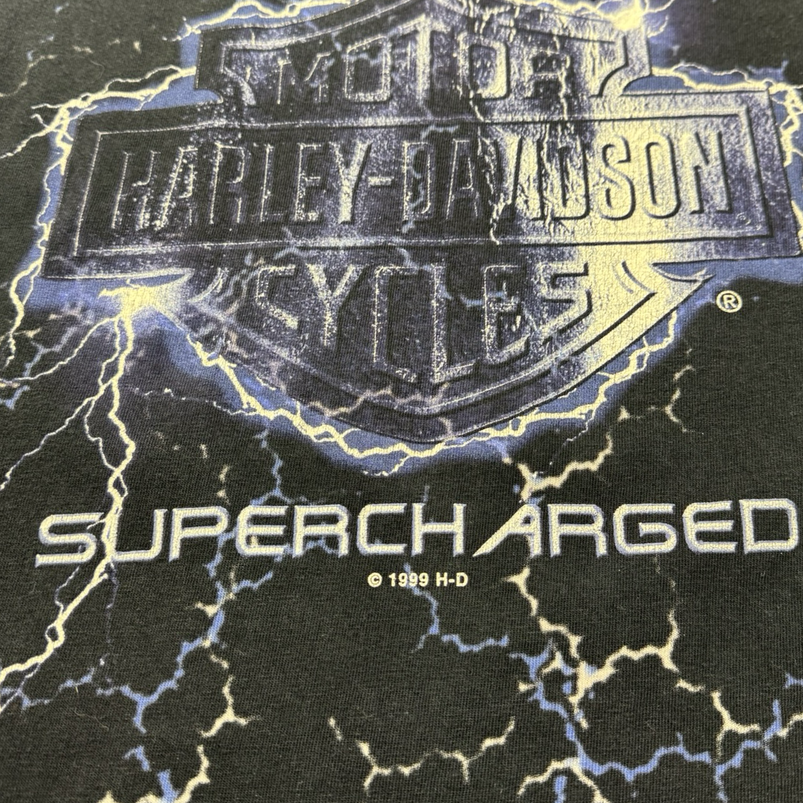 Vintage Harley Davidson Lightning T-Shirt