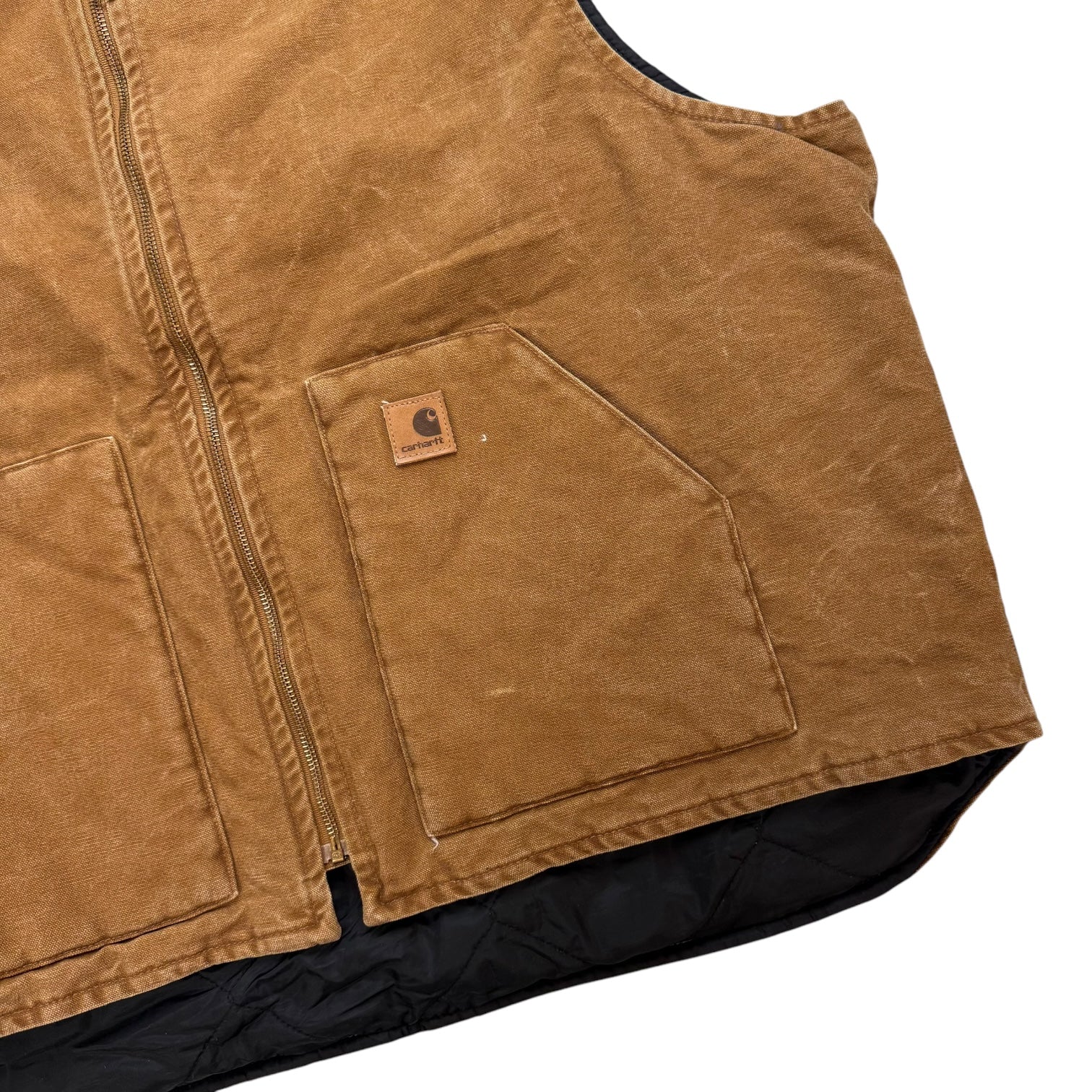 Vintage Carhartt Chore Vest Tan