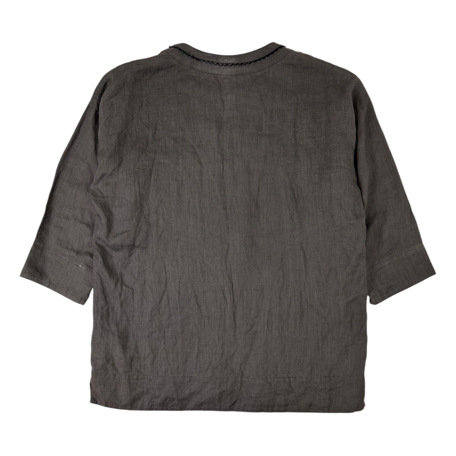 John Undercover Half-Sleeve Button Up Shirt Brown