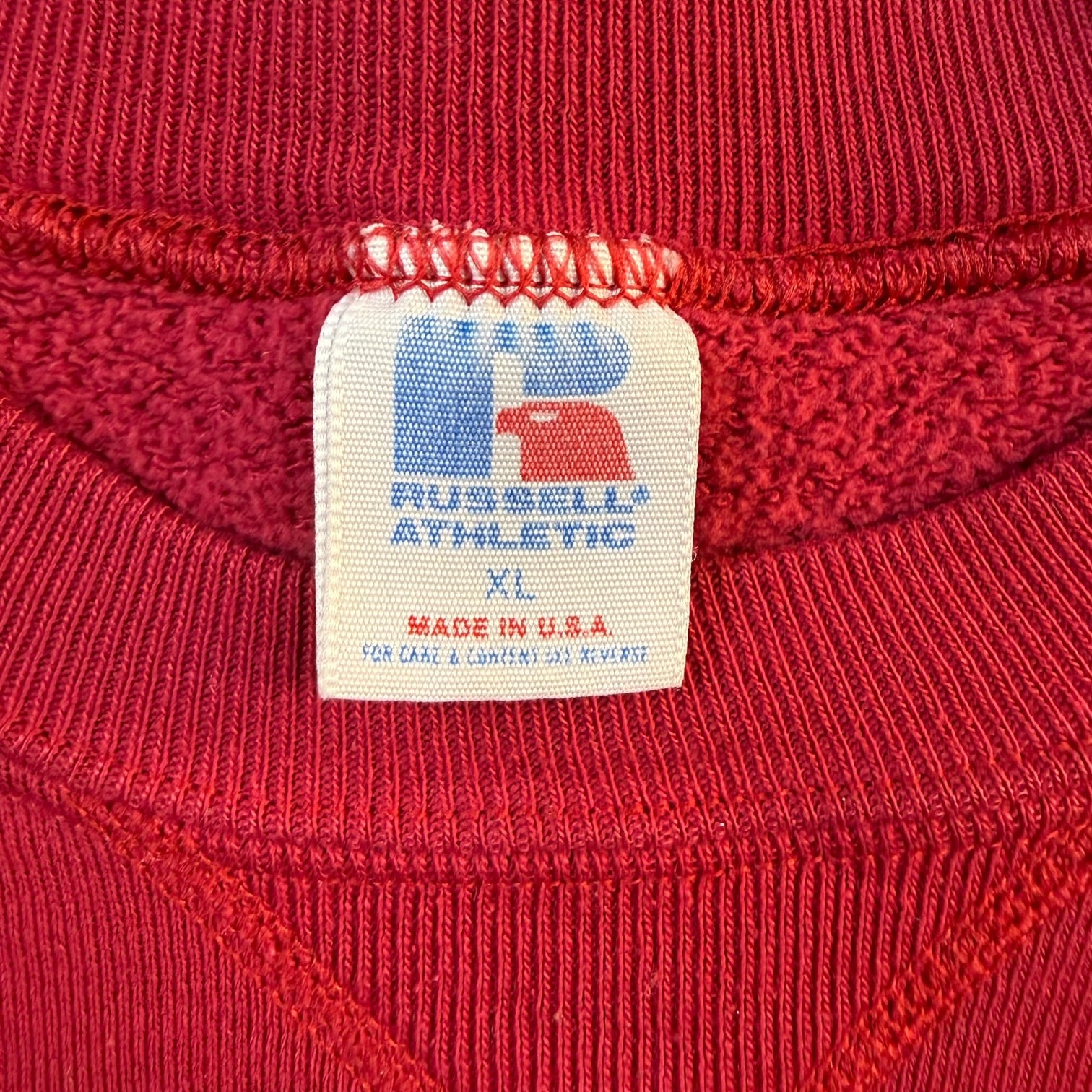 Vintage Russell Athletics Alabama Crewneck Red