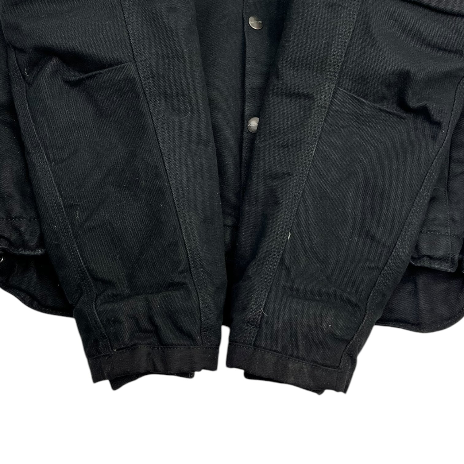 Carhartt Relaxed Fit Hooded Work Jacket Black