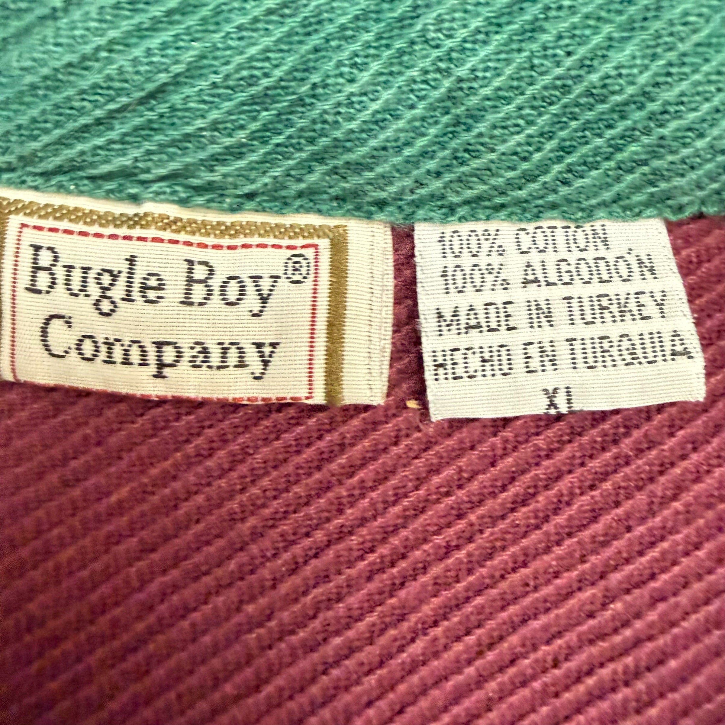 Vintage Bugle Boy Company L/S Polo Shirt Multicolour