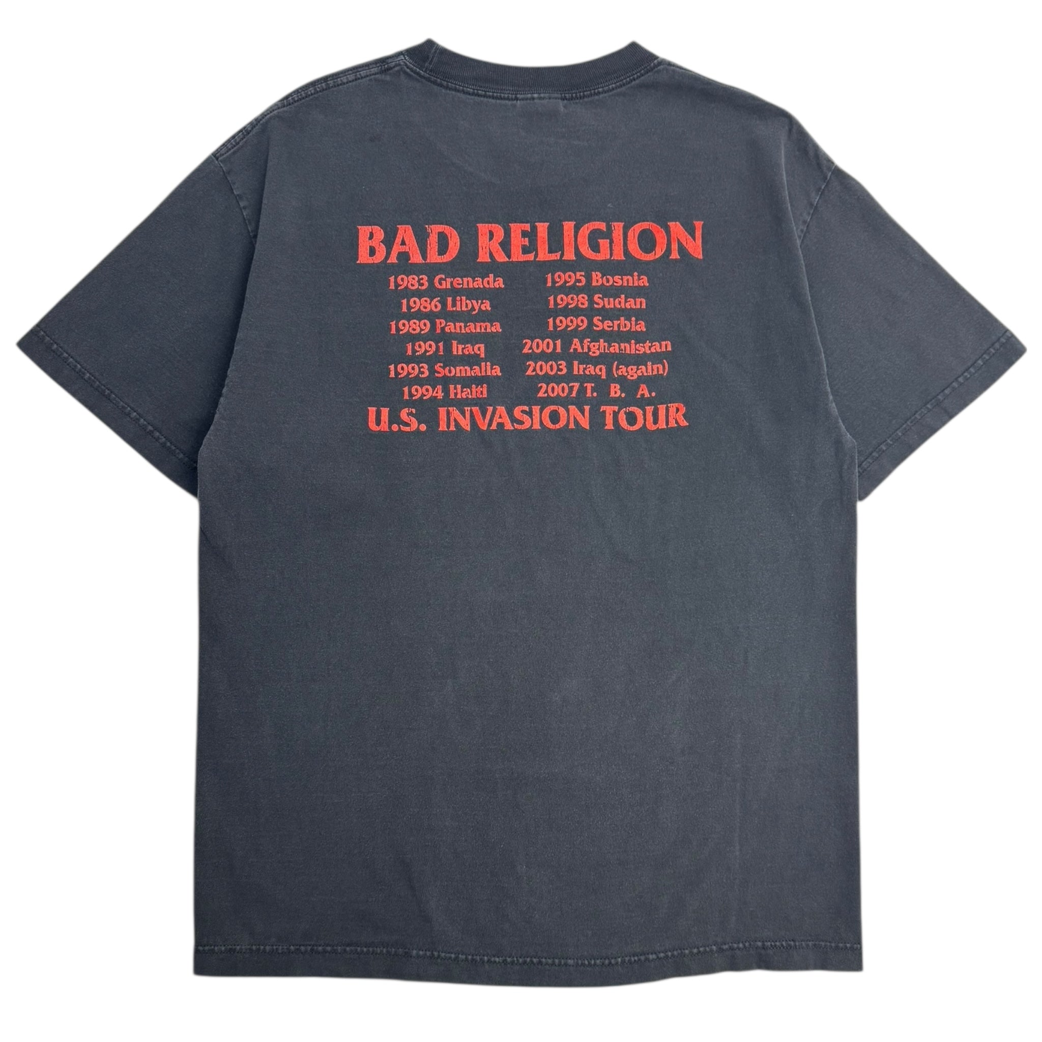 2007 Bad Religion Punk Band Tour T-Shirt