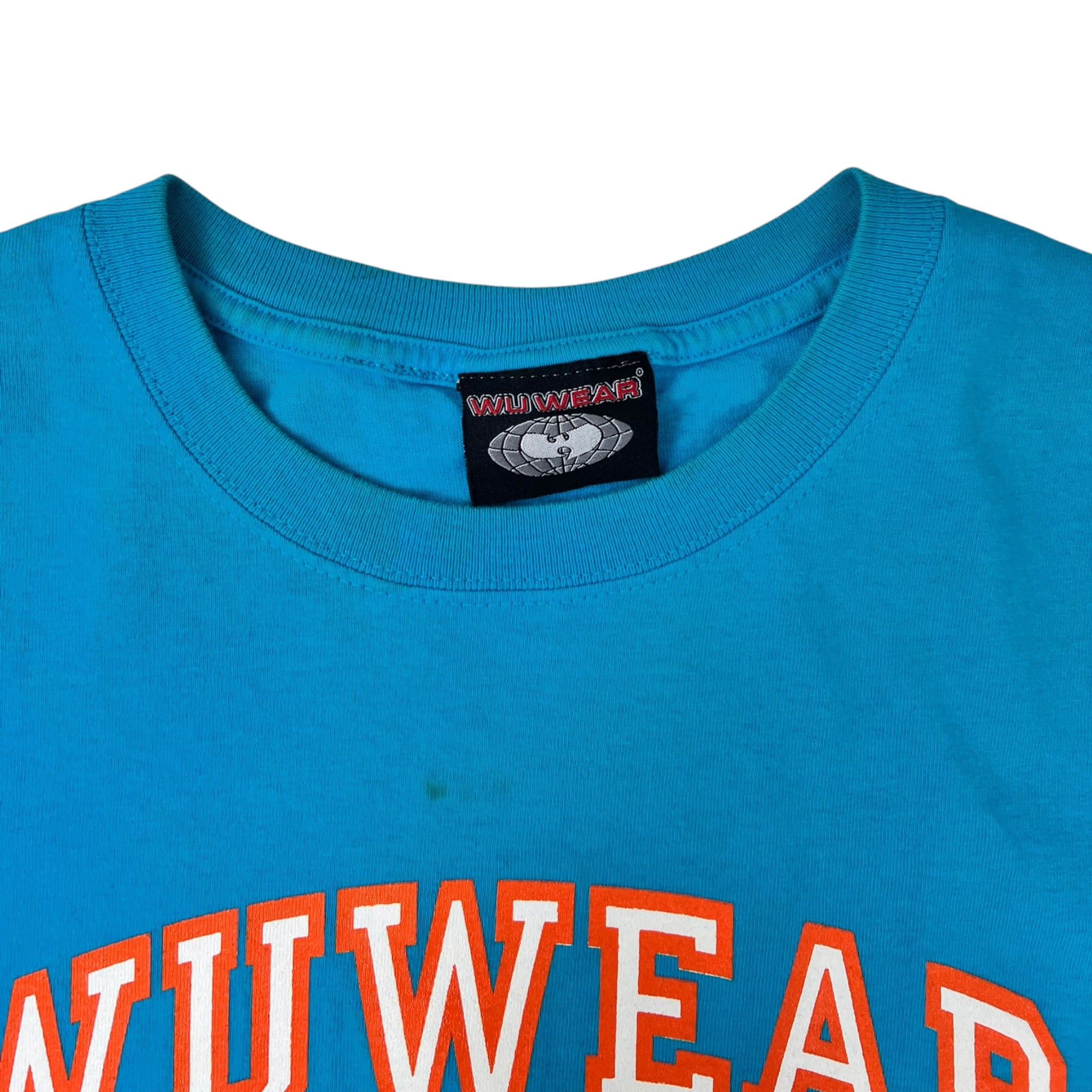 Vintage Wu Wear "Worldwide Tiki" T-Shirt Blue