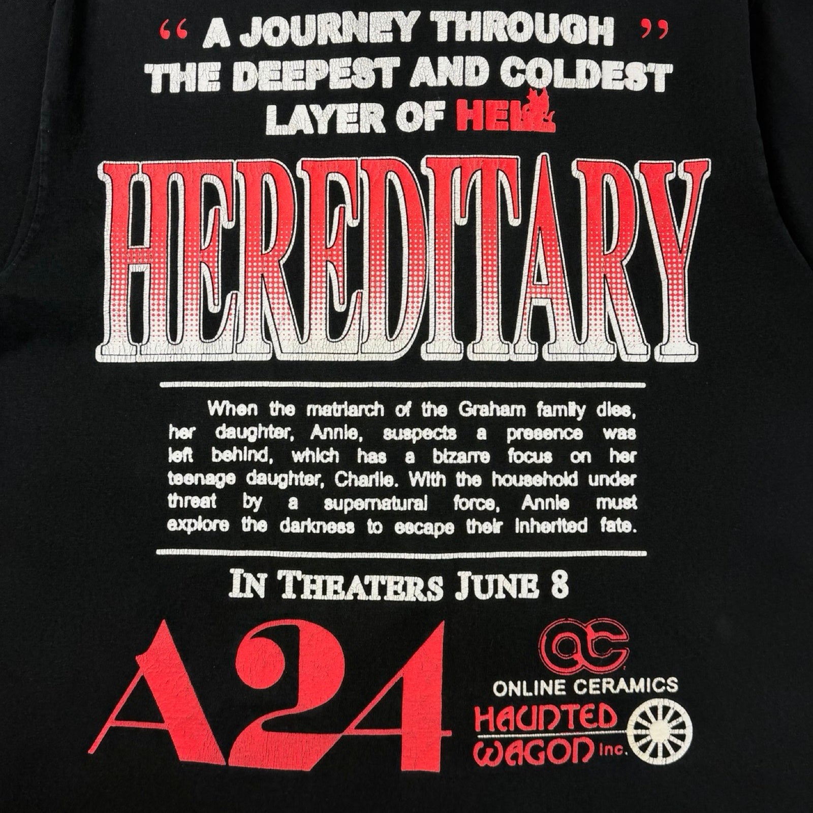 Online Ceramics x A24 Hereditary S/S T-Shirt Black
