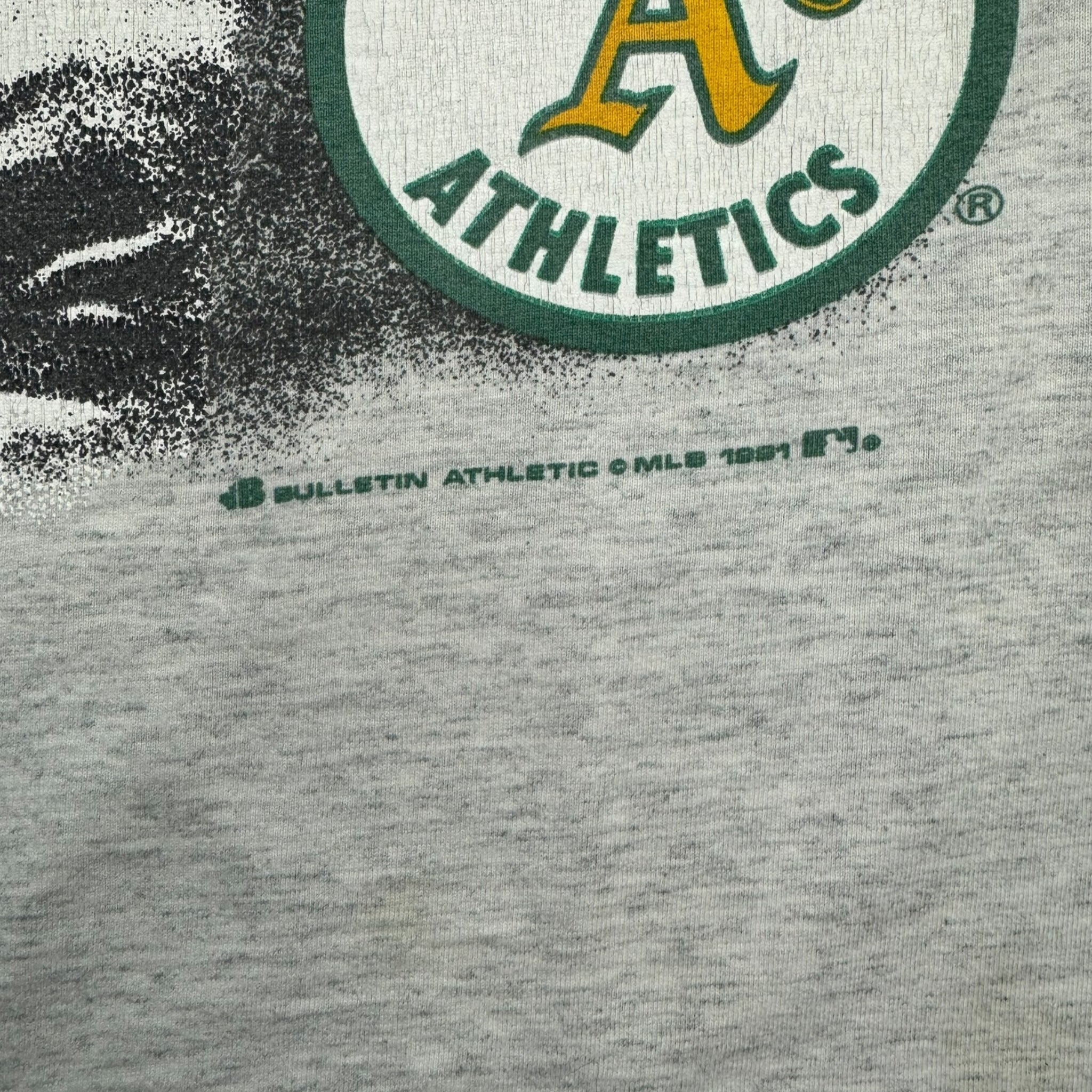 1991 Oakland Athletics Baseball Swing Bulletin T-Shirt