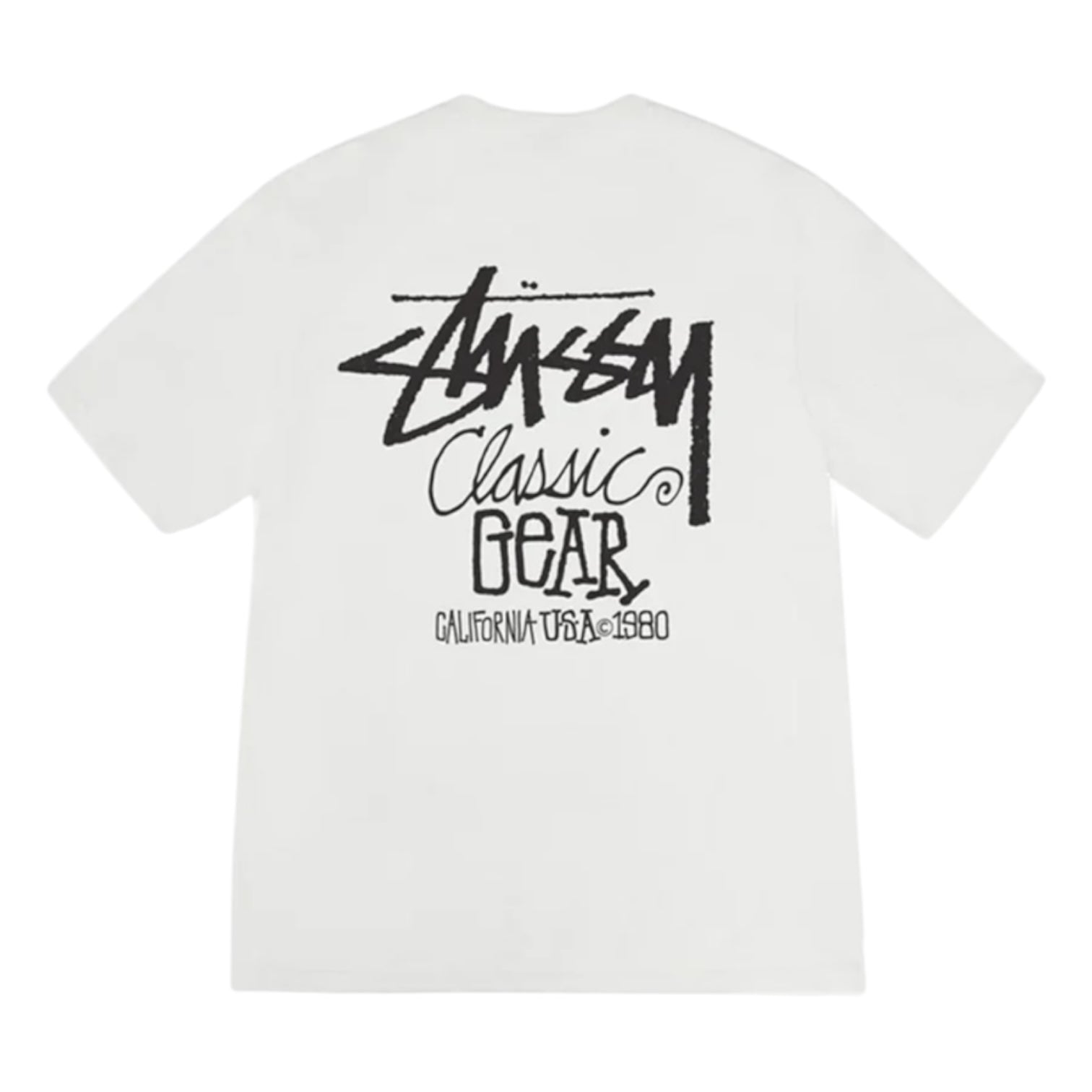 Stüssy Classic Gear Pigment Dyed T-Shirt Natural