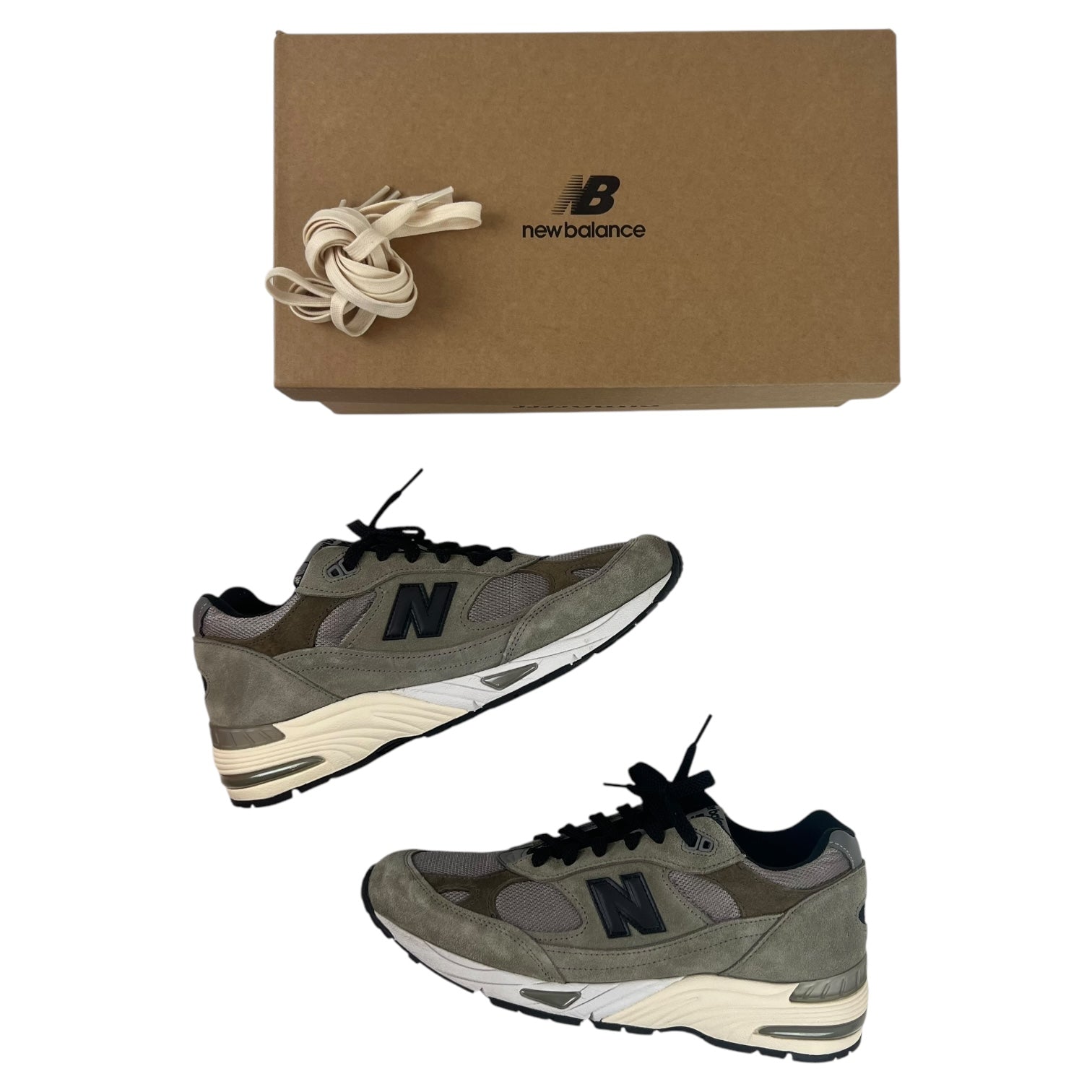 New Balance 991 MiUK JJJJound Grey Olive (Used)