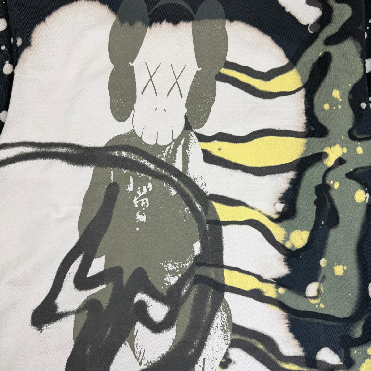 Travis Scott Cactus Jack X KAWS Fragment L/S Tee Black