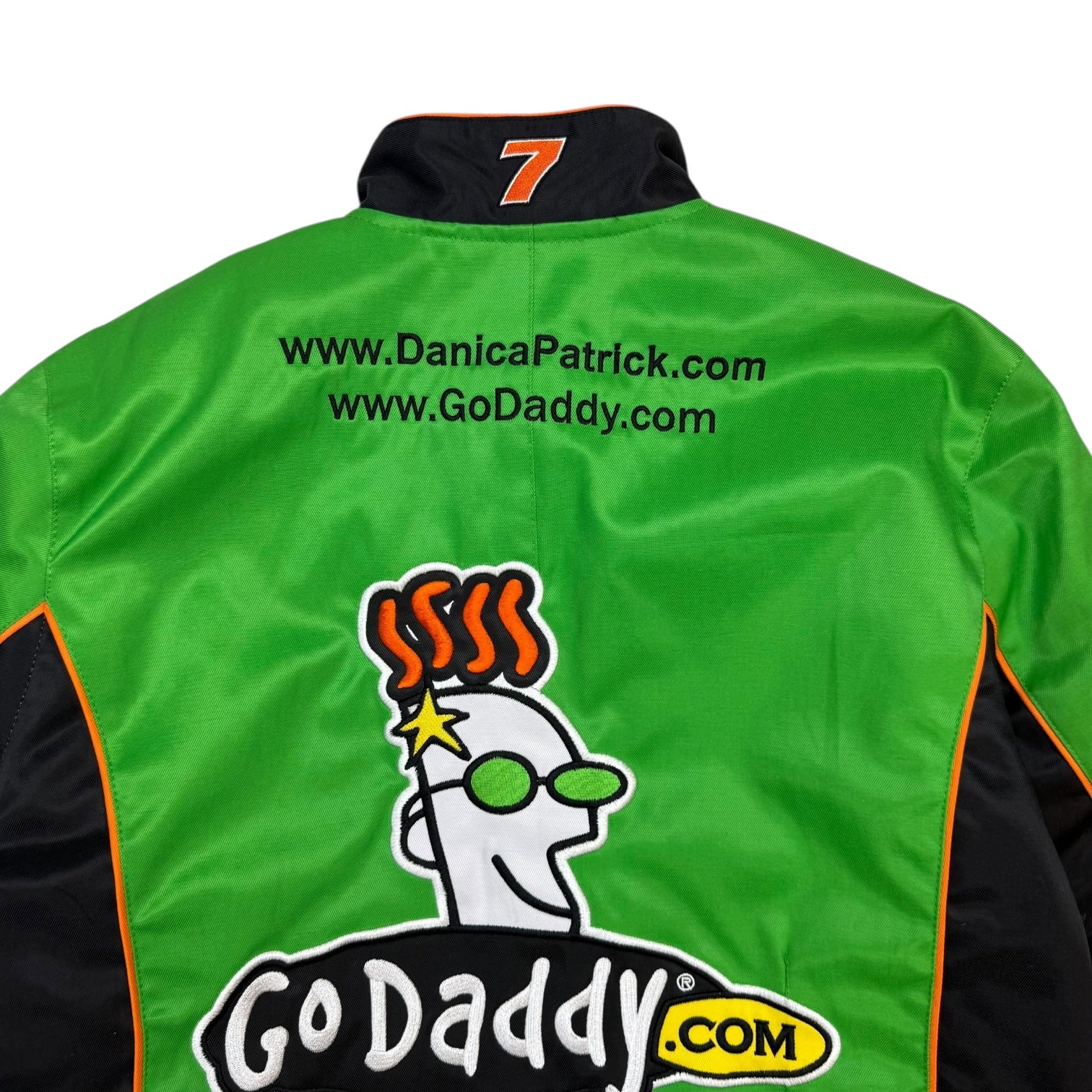 Vintage Womens NASCAR Danica Patrick Race Jacket Green/Black