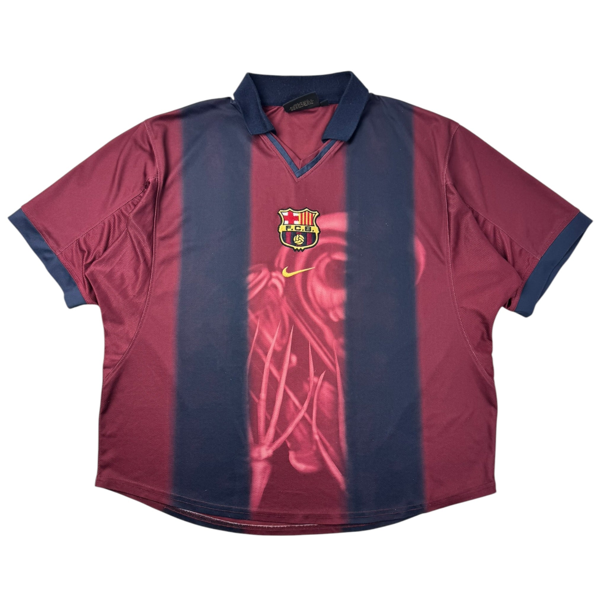 Travis Scott x Nike x Barcelona Retro 00/01 Home Skeleton Jersey