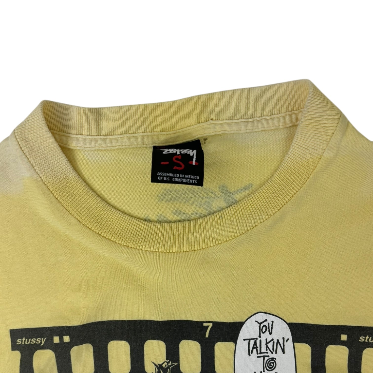 Stussy 2008 Grand Prix La Bree Film Festival T-Shirt Yellow