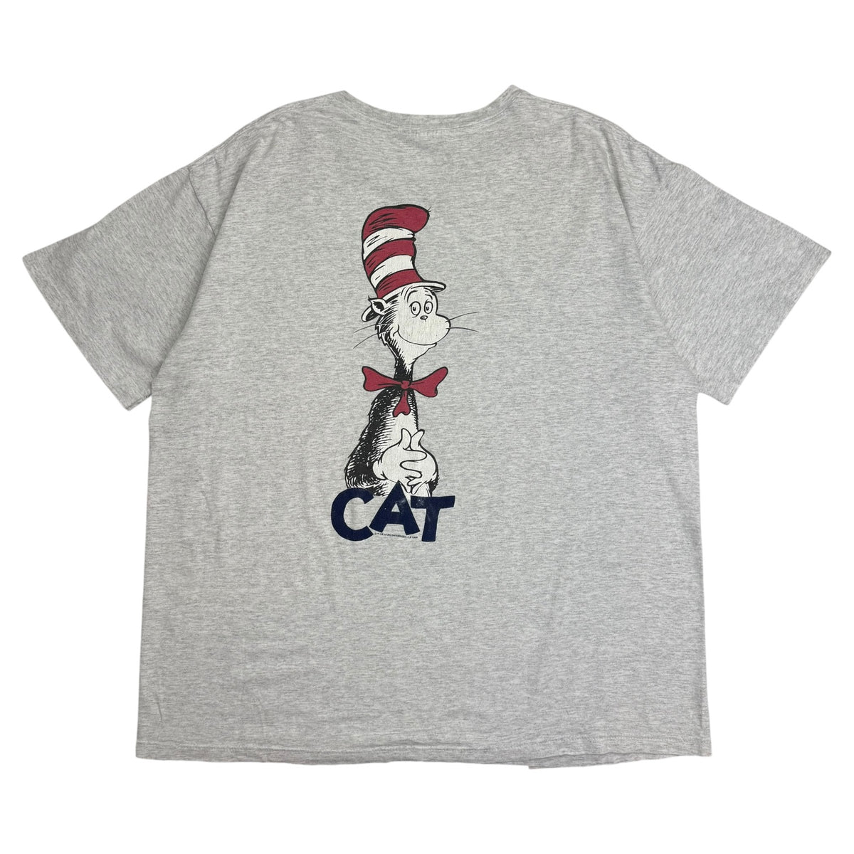 Vintage Cat In The Hat Tee Grey