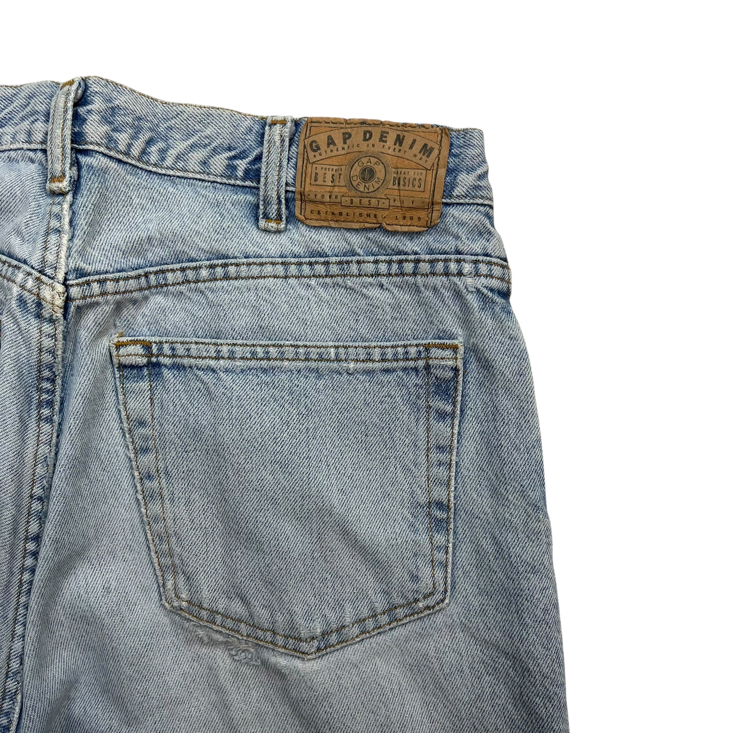 Vintage Gap Denim Basics Denim Pants Light Wash
