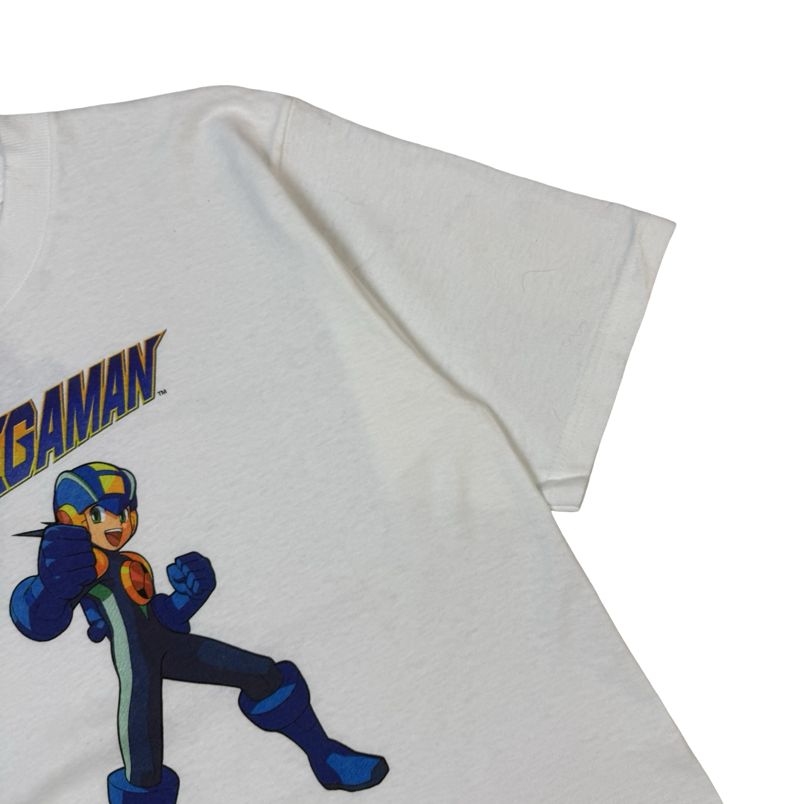 Vintage Capcom MegaMan Tee White
