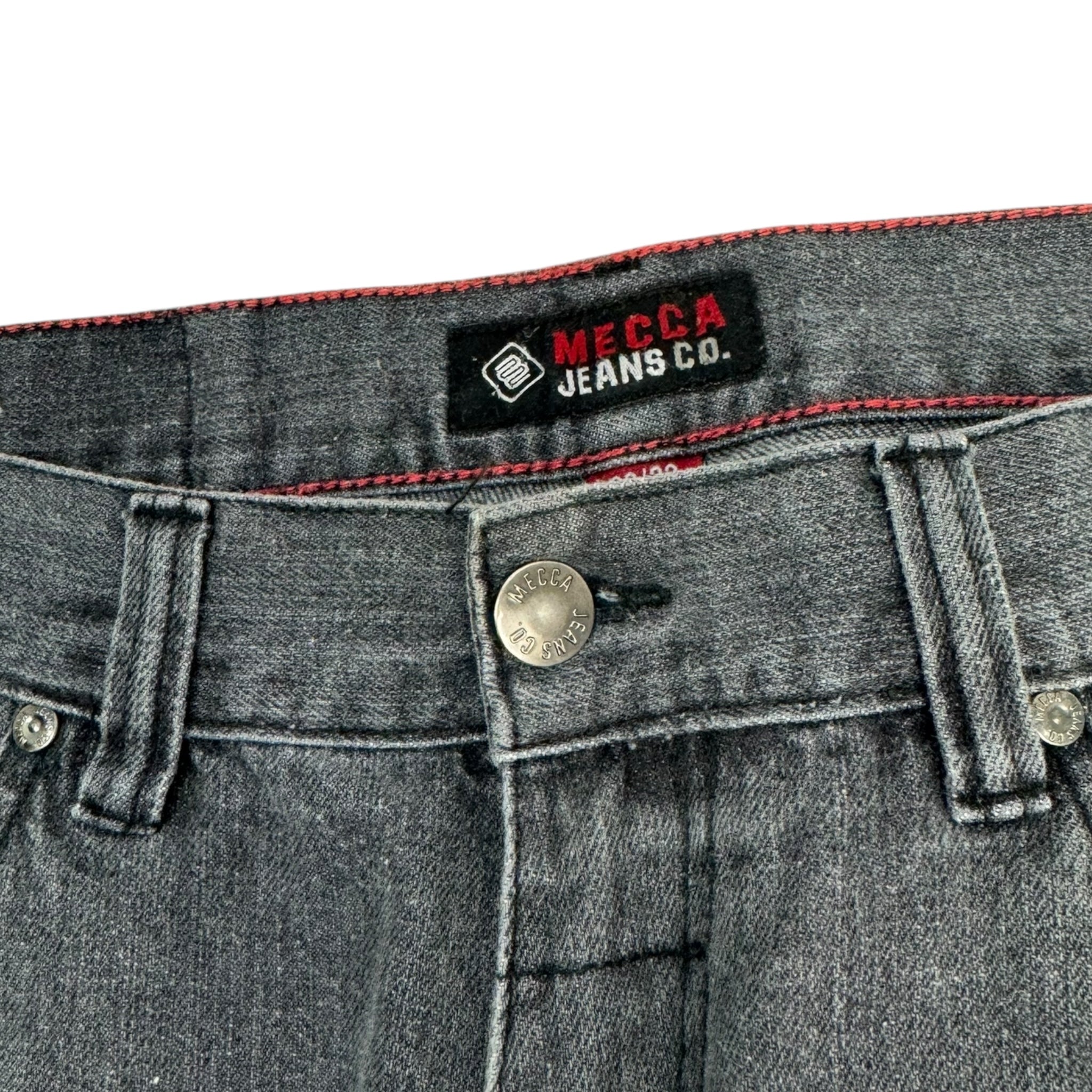 Y2K MECCA Jeans Black Washed Denim