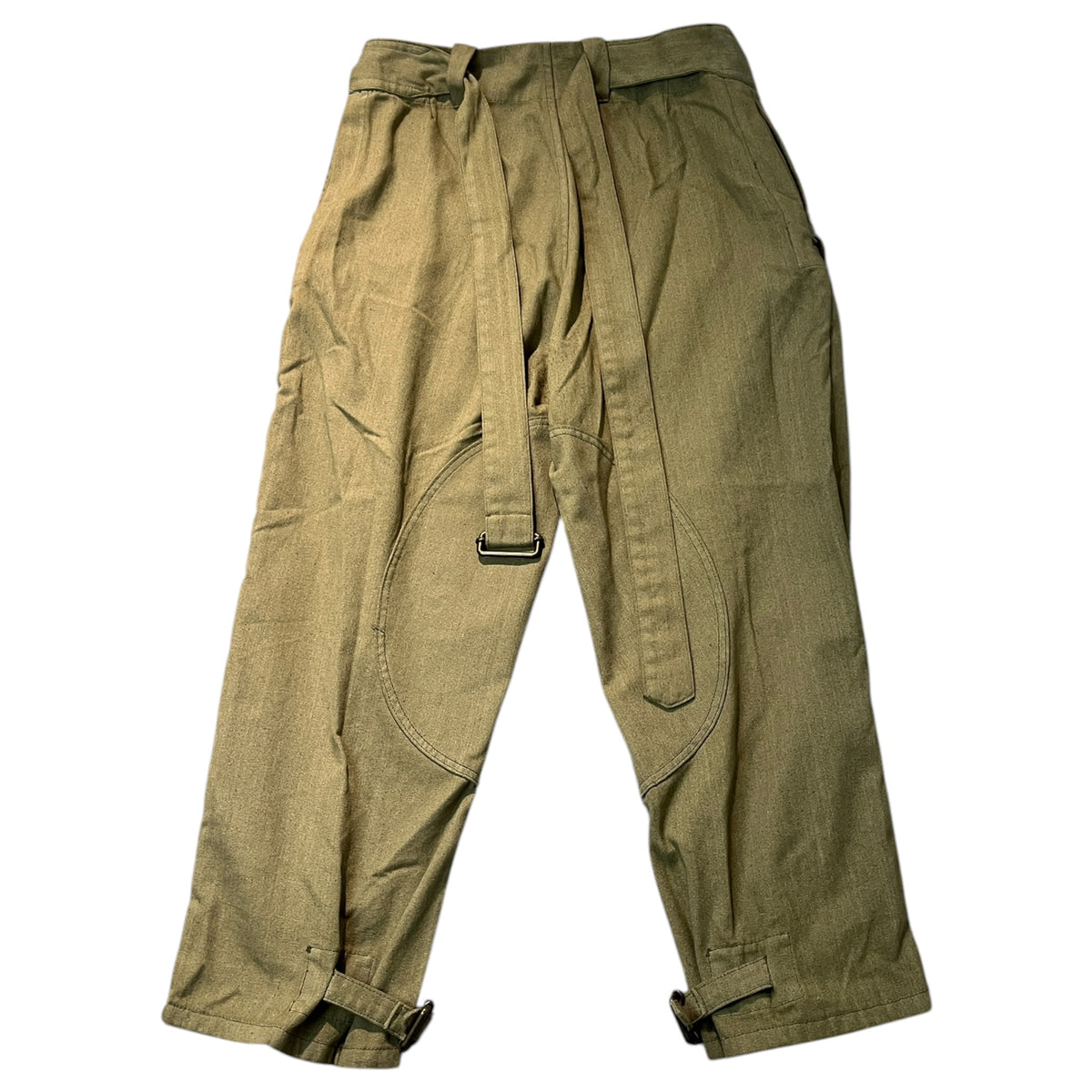 JW Anderson Khaki Canvas Jodhpur Trousers