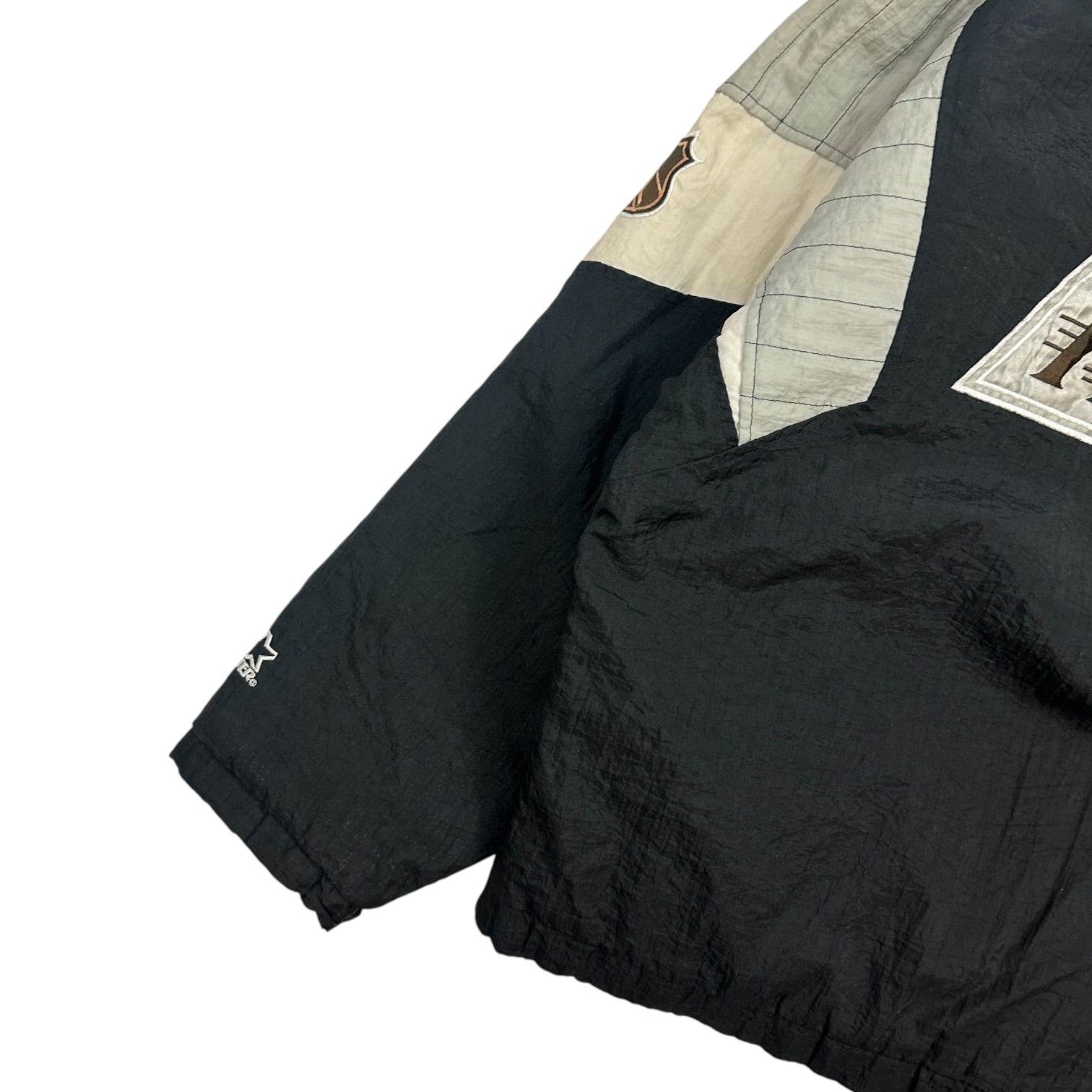 Vintage Los Angeles Kings Starter Pull Over Jacket Black