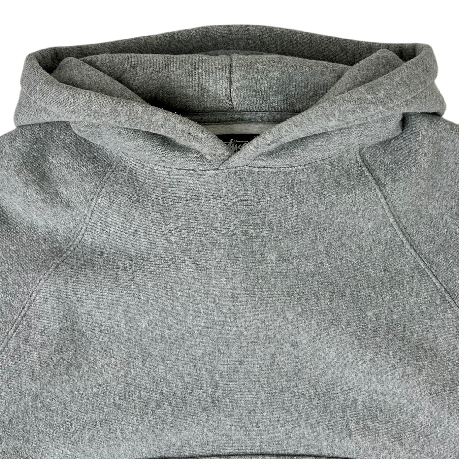 Stussy Raglan Fleece Hoodie Grey