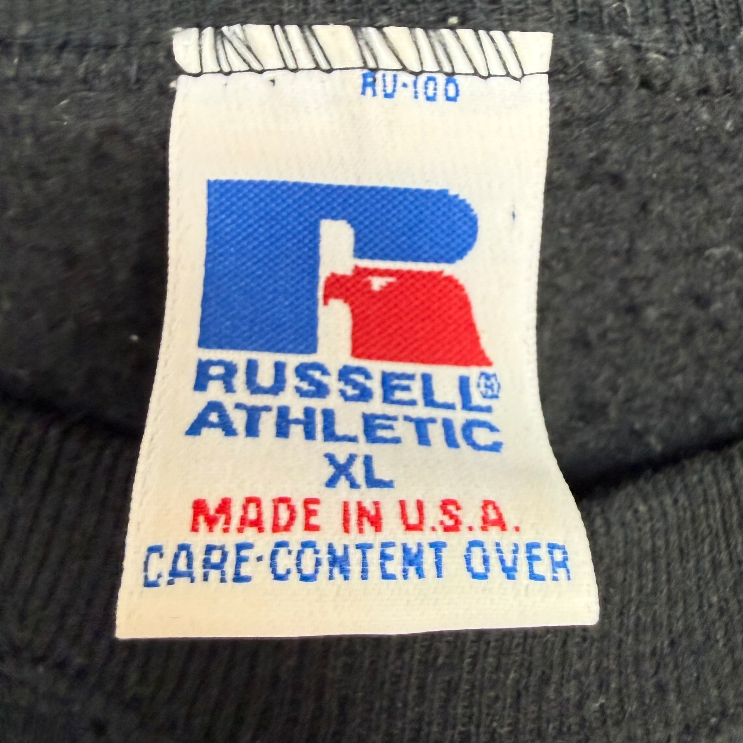 Vintage Russell Athletics Blank Crewneck Black