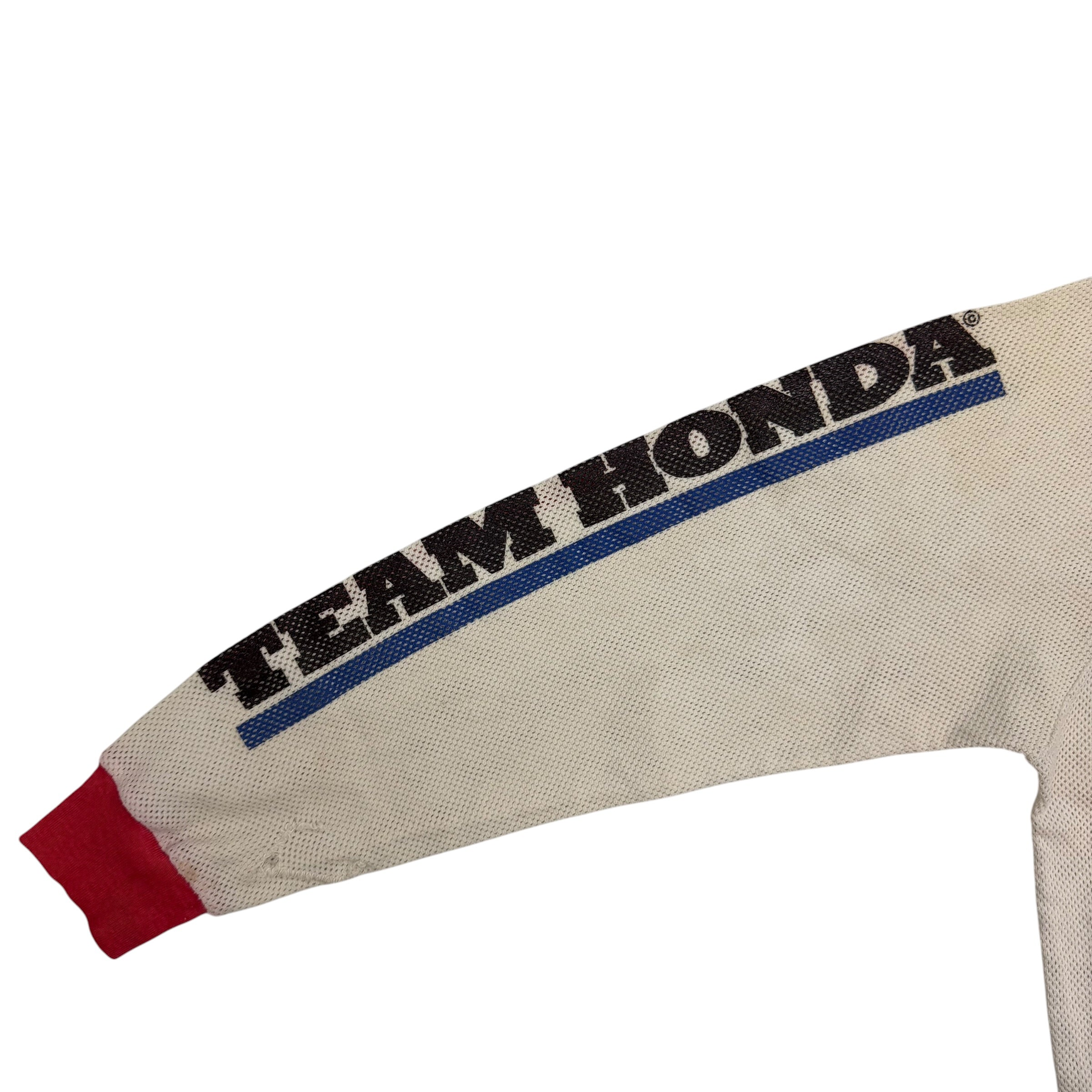 Vintage Honda Racing Team Mesh Jersey White