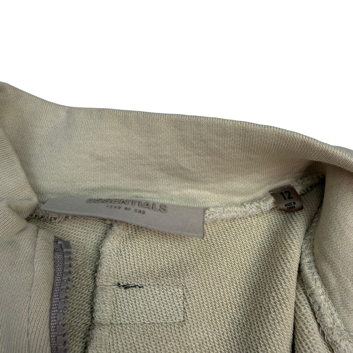 (Y) Fear Of God Kids Short Sleeve Zip Up Jacket Wheat