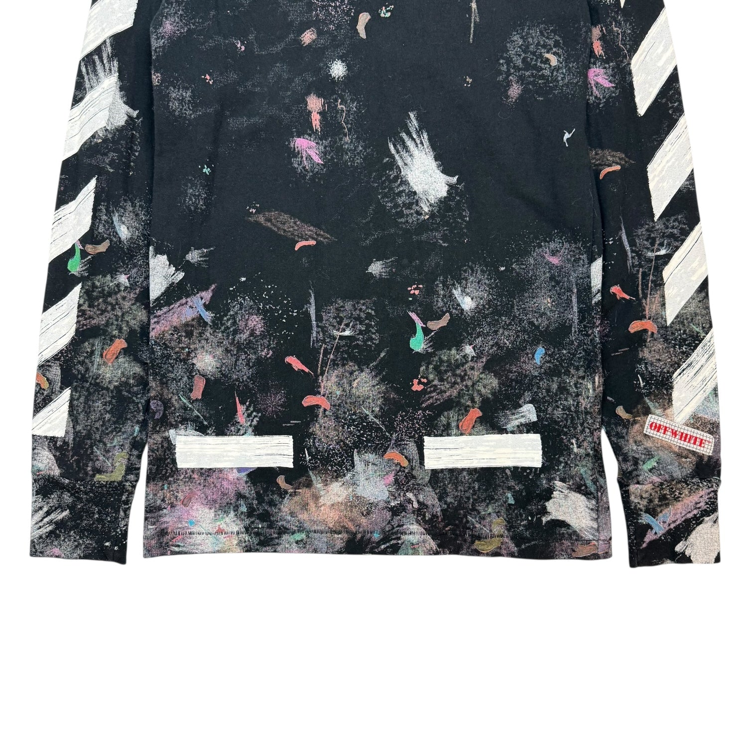 Off-White Galaxy Brushed L/S Tee Black