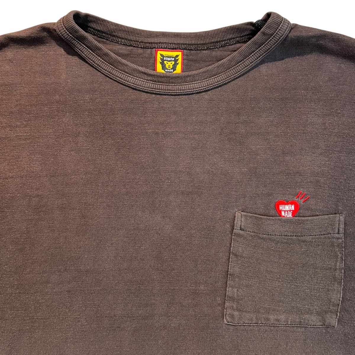 Human Made Pocket T-Shirt Brown