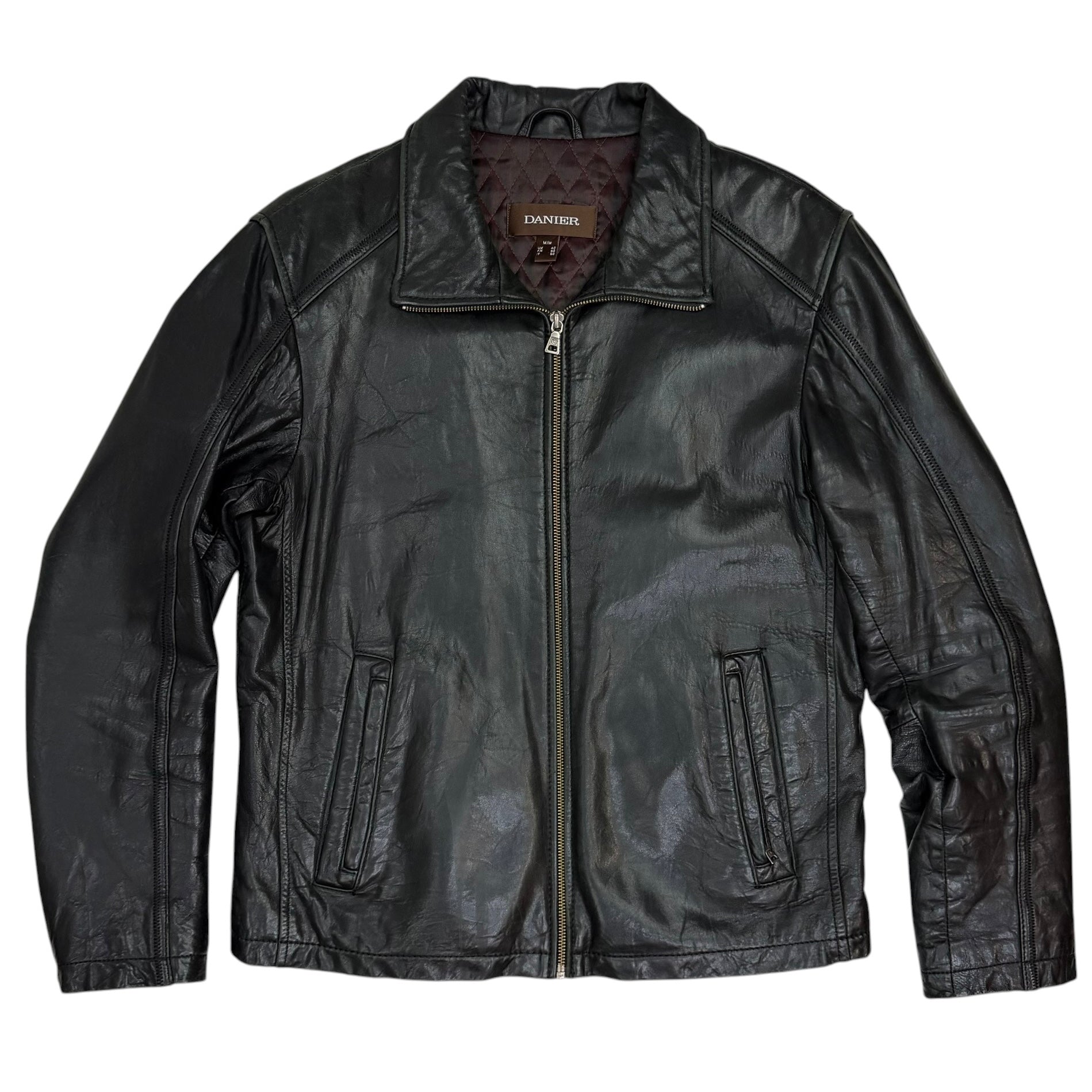 Vintage Danier Leather Jacket Black