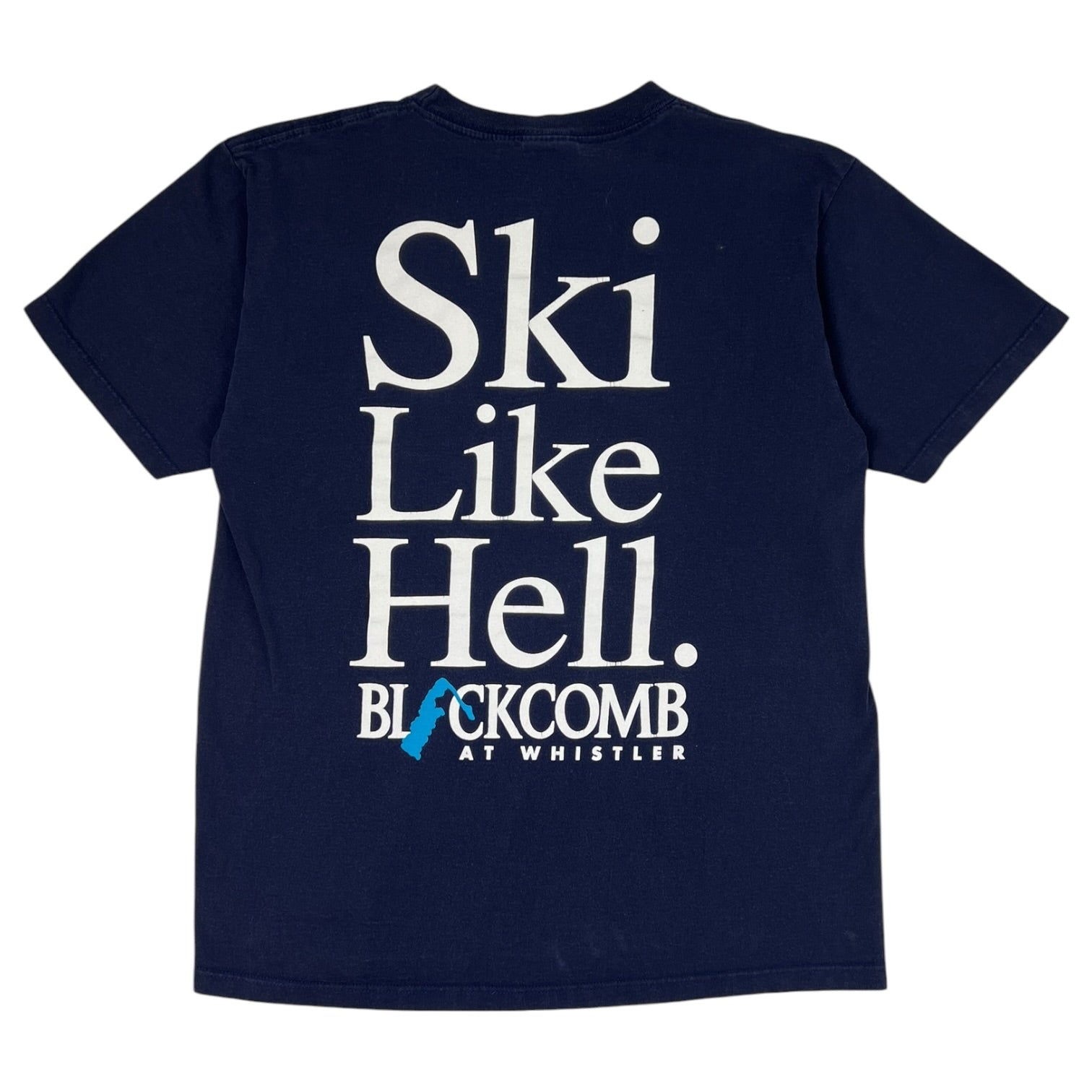Vintage Whistler Blackcomb “Ski Like Hell” Navy