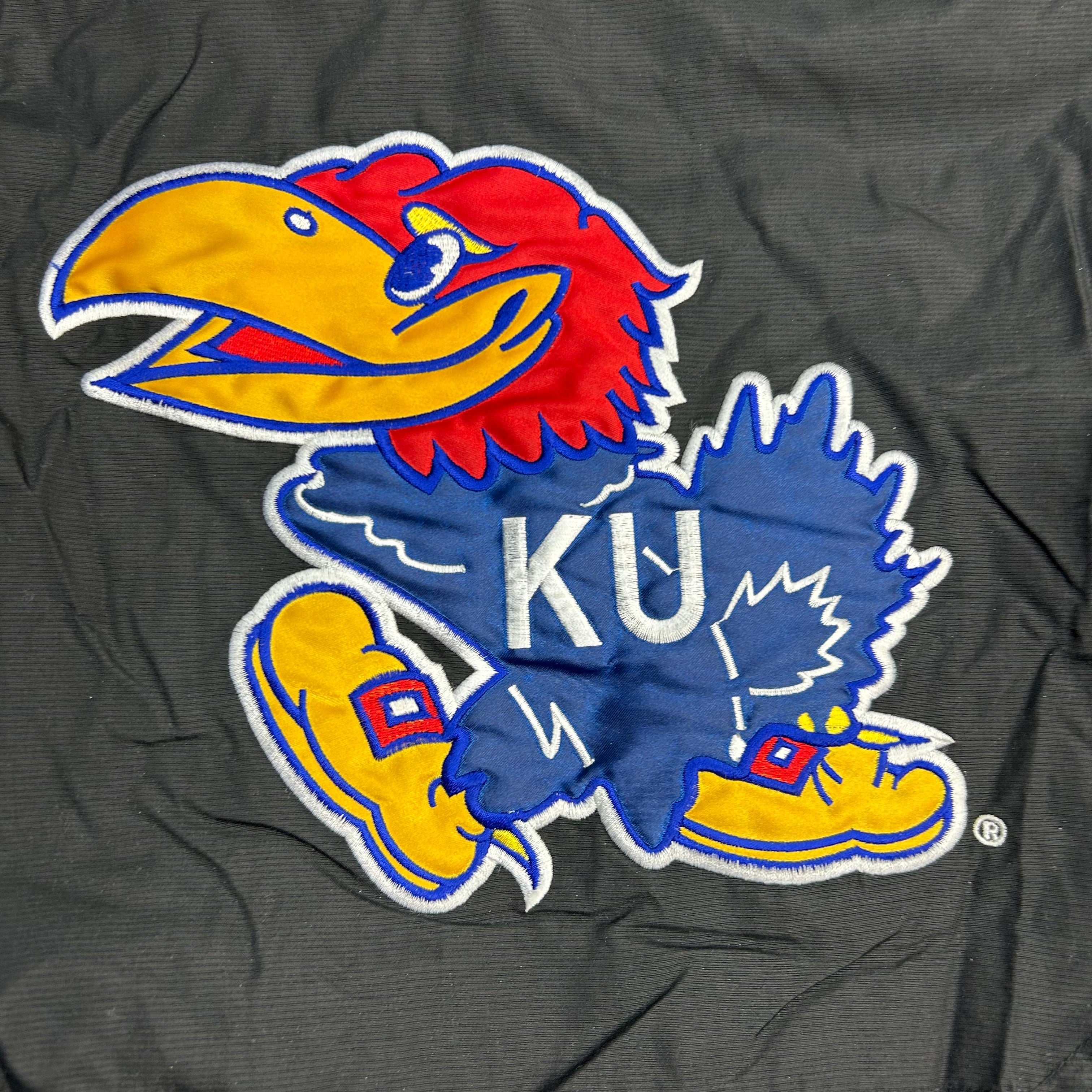 Vintage Starter Kansas University Jay Hawks Quarter Zip