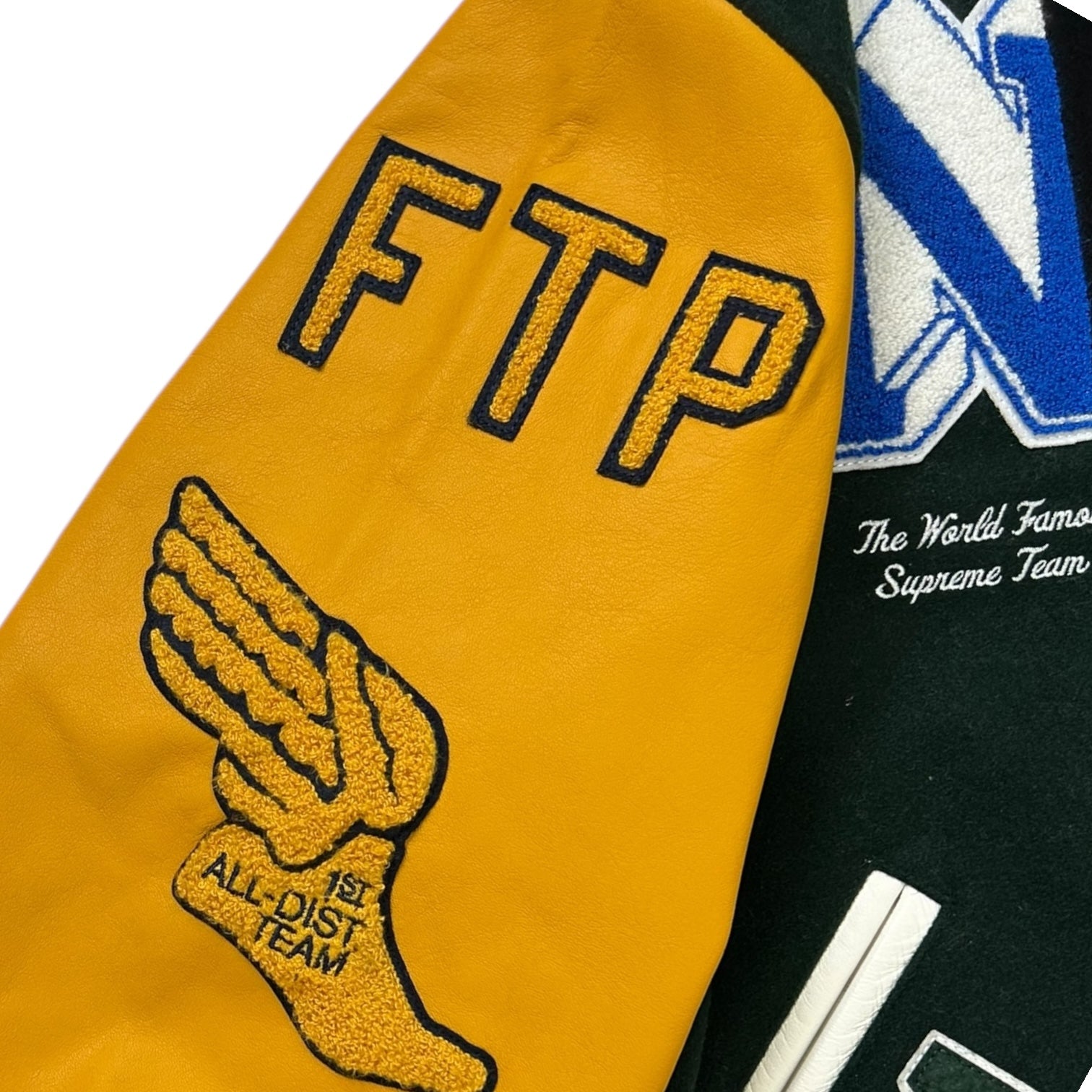 Supreme MM6 Maison Margiela Split Varsity Jacket