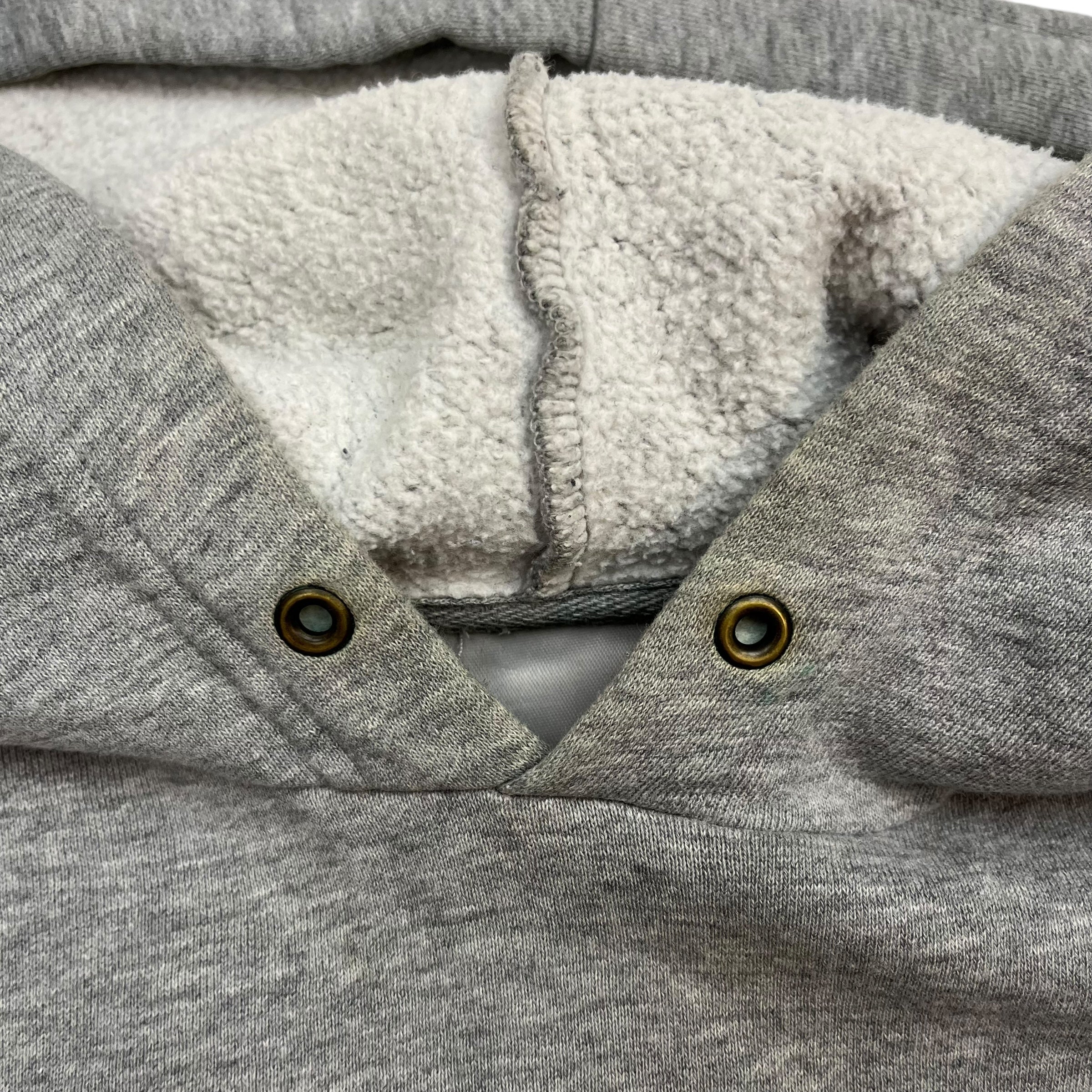 Vintage Nike Blue Swoosh Hoodie Grey