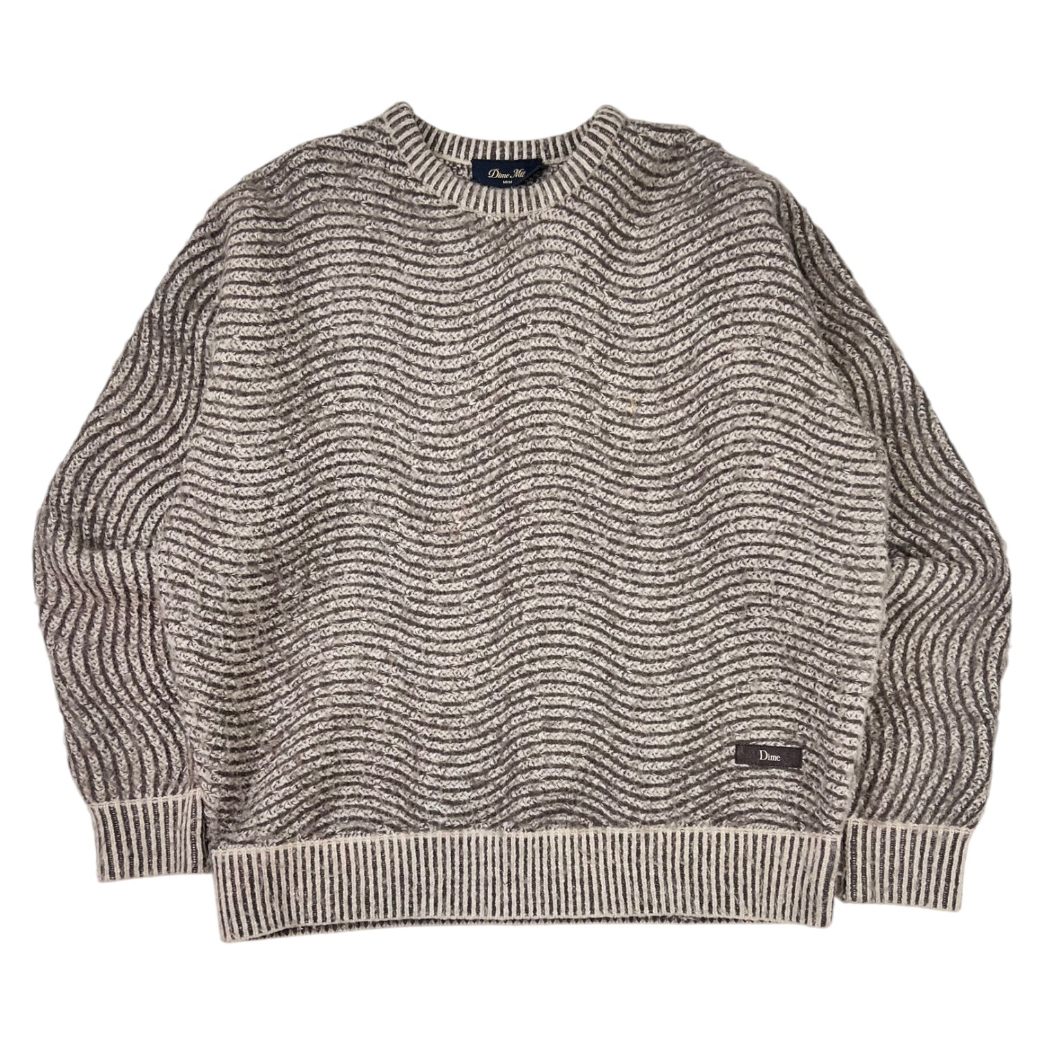 Dime Mohair Wave Knit Sweater