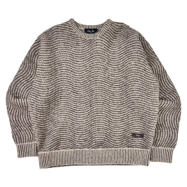 Dime Mohair Wave Knit Sweater