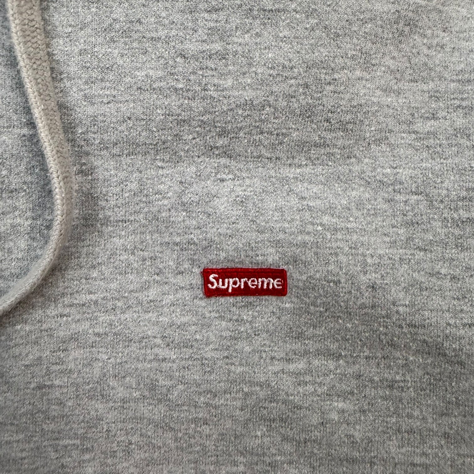Supreme Zip Up Hoodie Grey