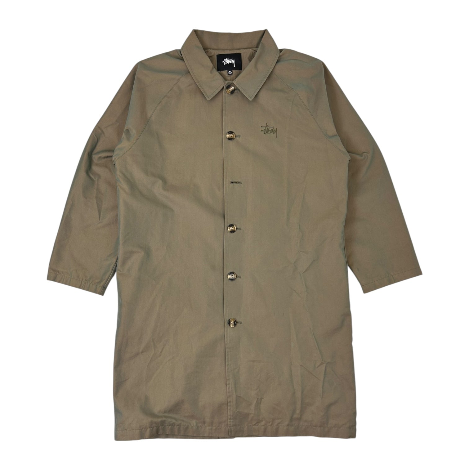 Stussy Uptown Iridescent Mac Trench Coat